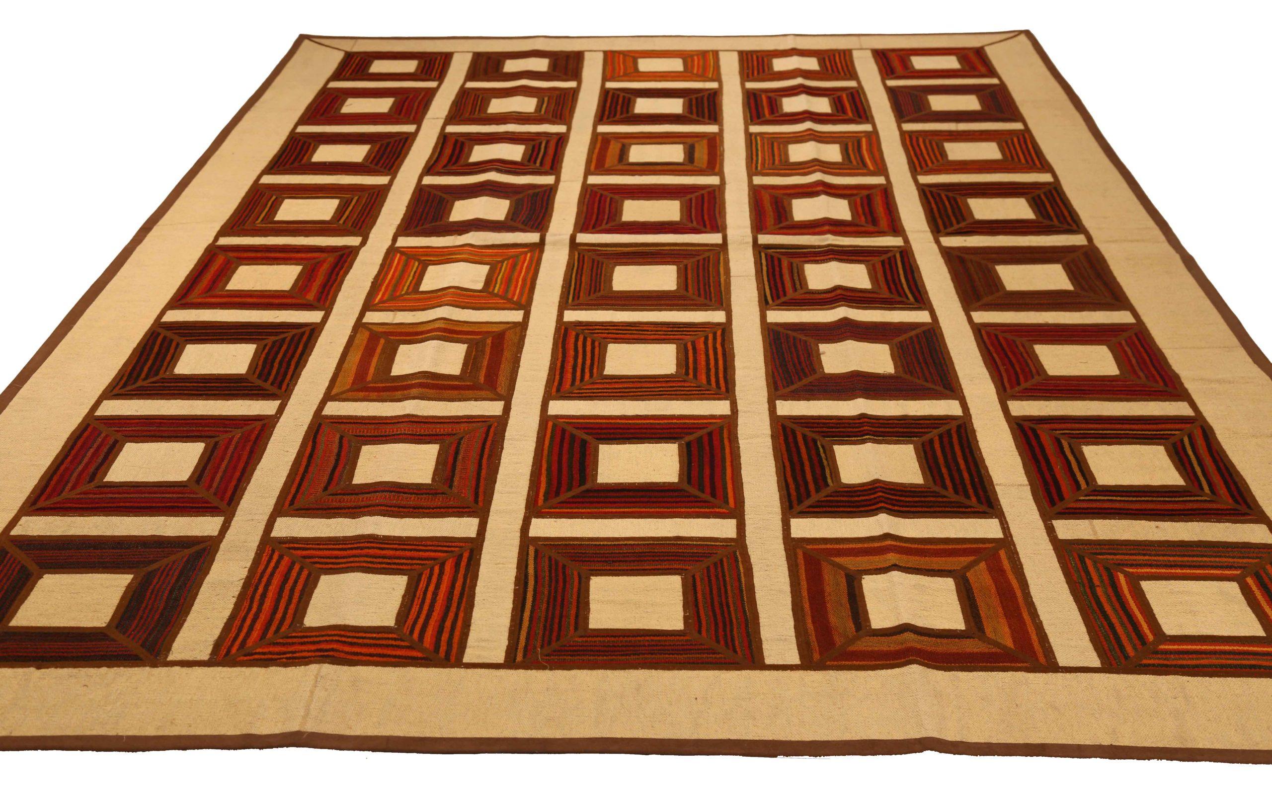 Discover the elegance of this unique Patch Killim featuring Area Rugs in Circa 1990. Designed with meticulous attention to detail, this exclusive design is perfect for enhancing your space.