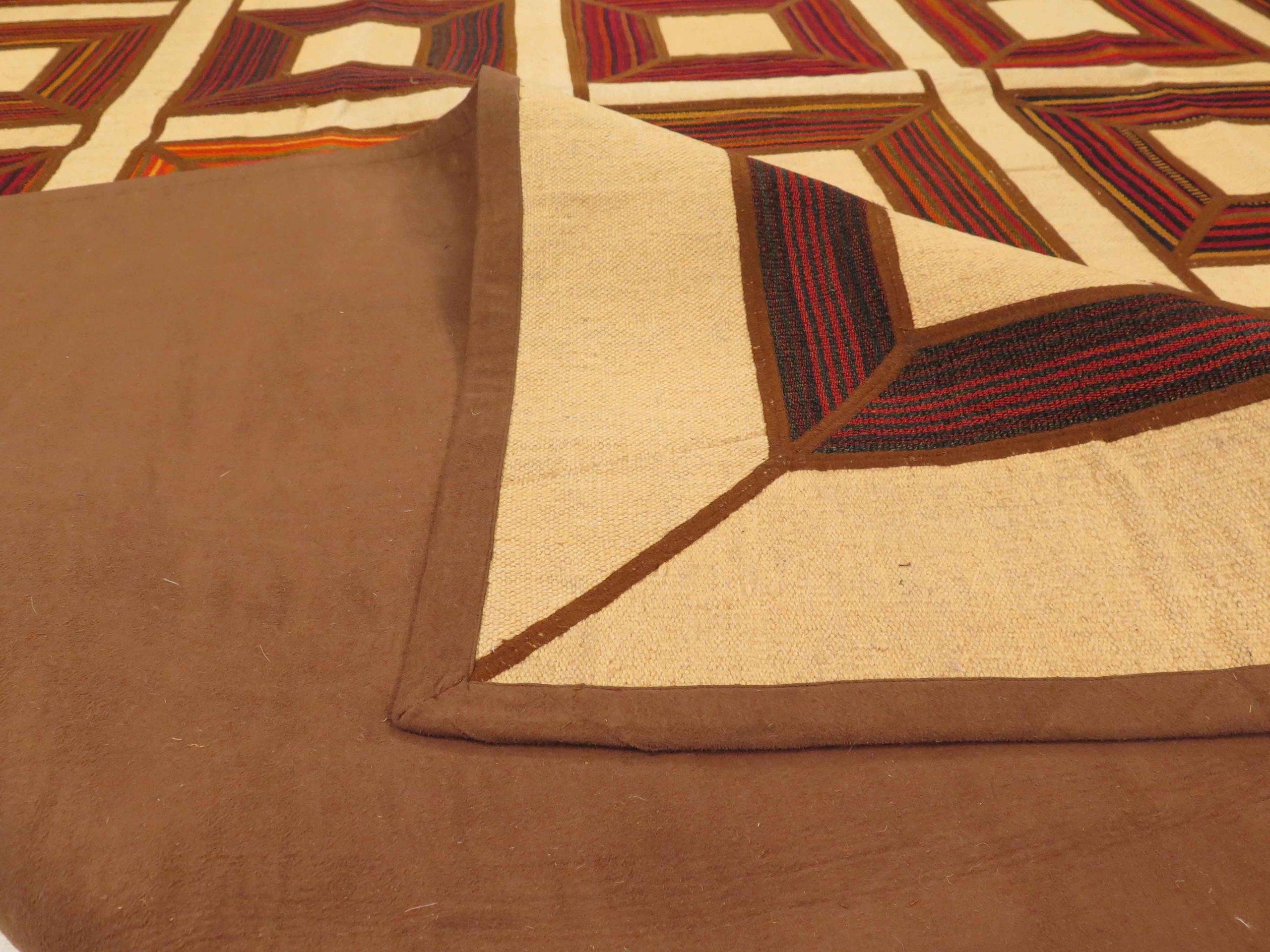 20th Century Patch Killim Area Rugs Circa 1990 - 15396 For Sale