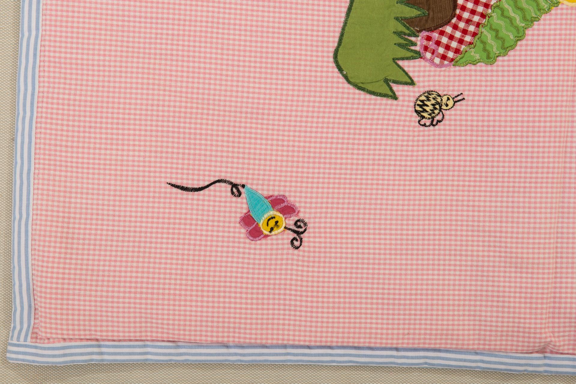 Courtepointe faite main pour bébé Excellent état - En vente à Alessandria, Piemonte