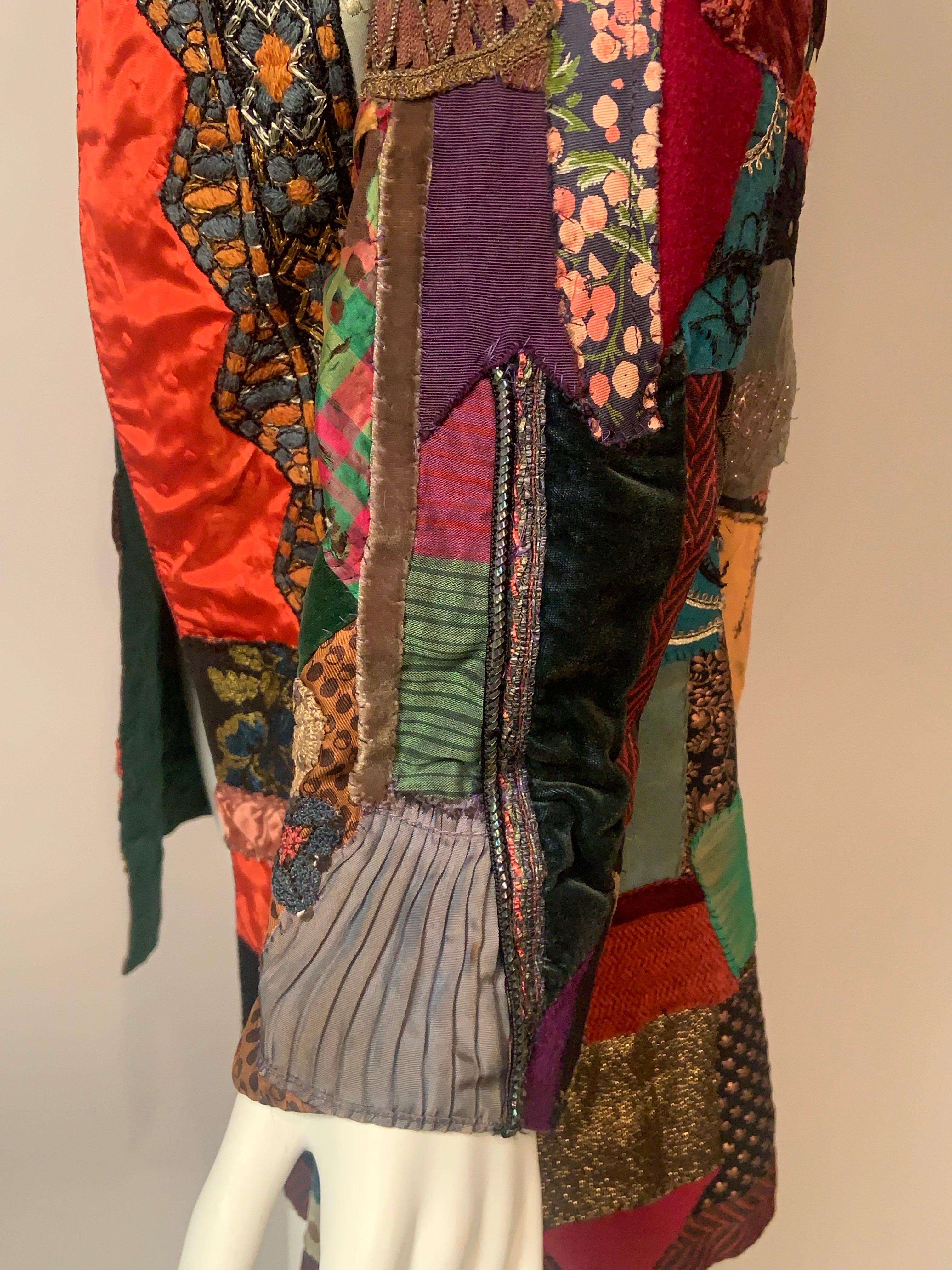 Patchwork Crazy Quilt Vintage Jacket - image 7