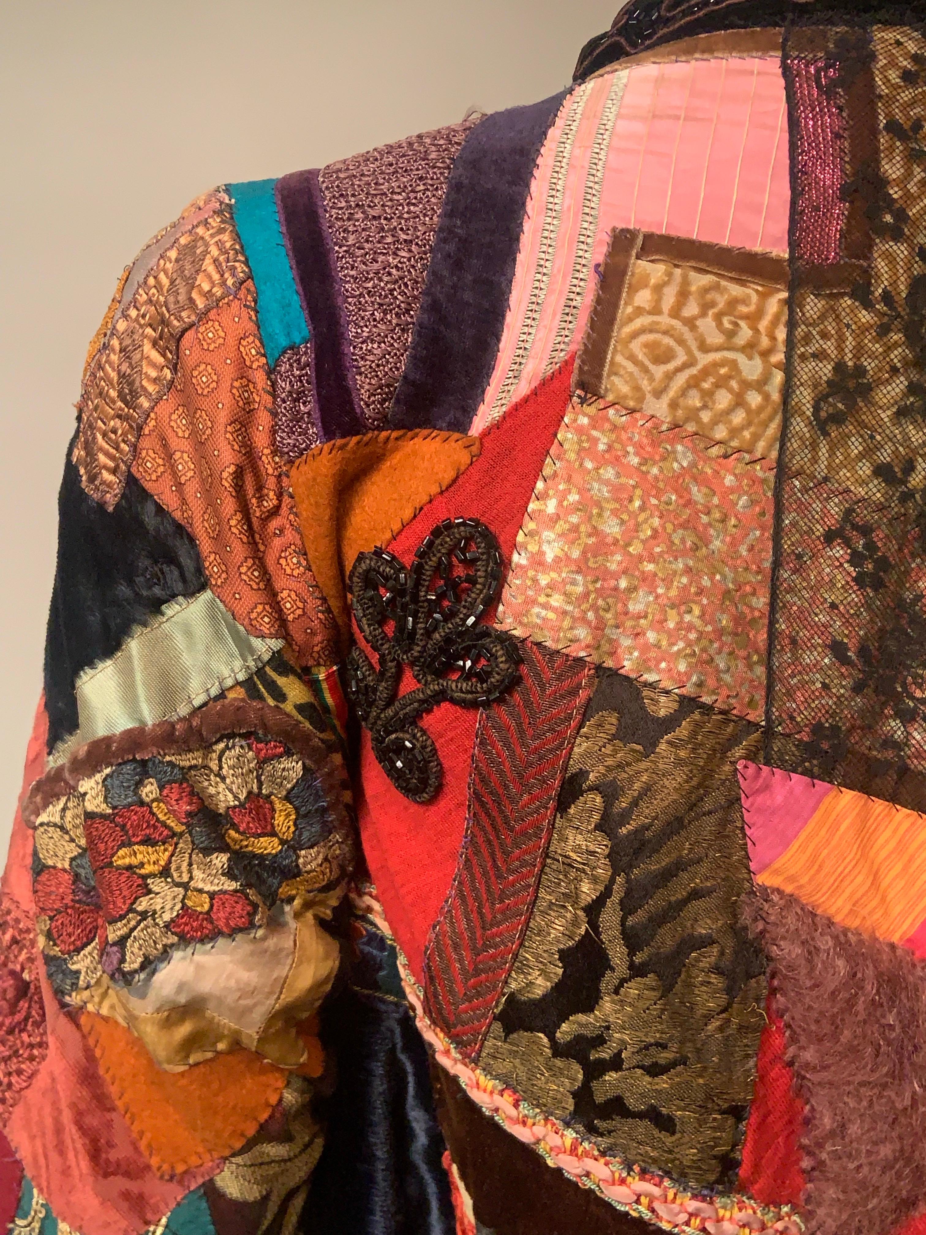 Patchwork Crazy Quilt Vintage Jacket - image 9
