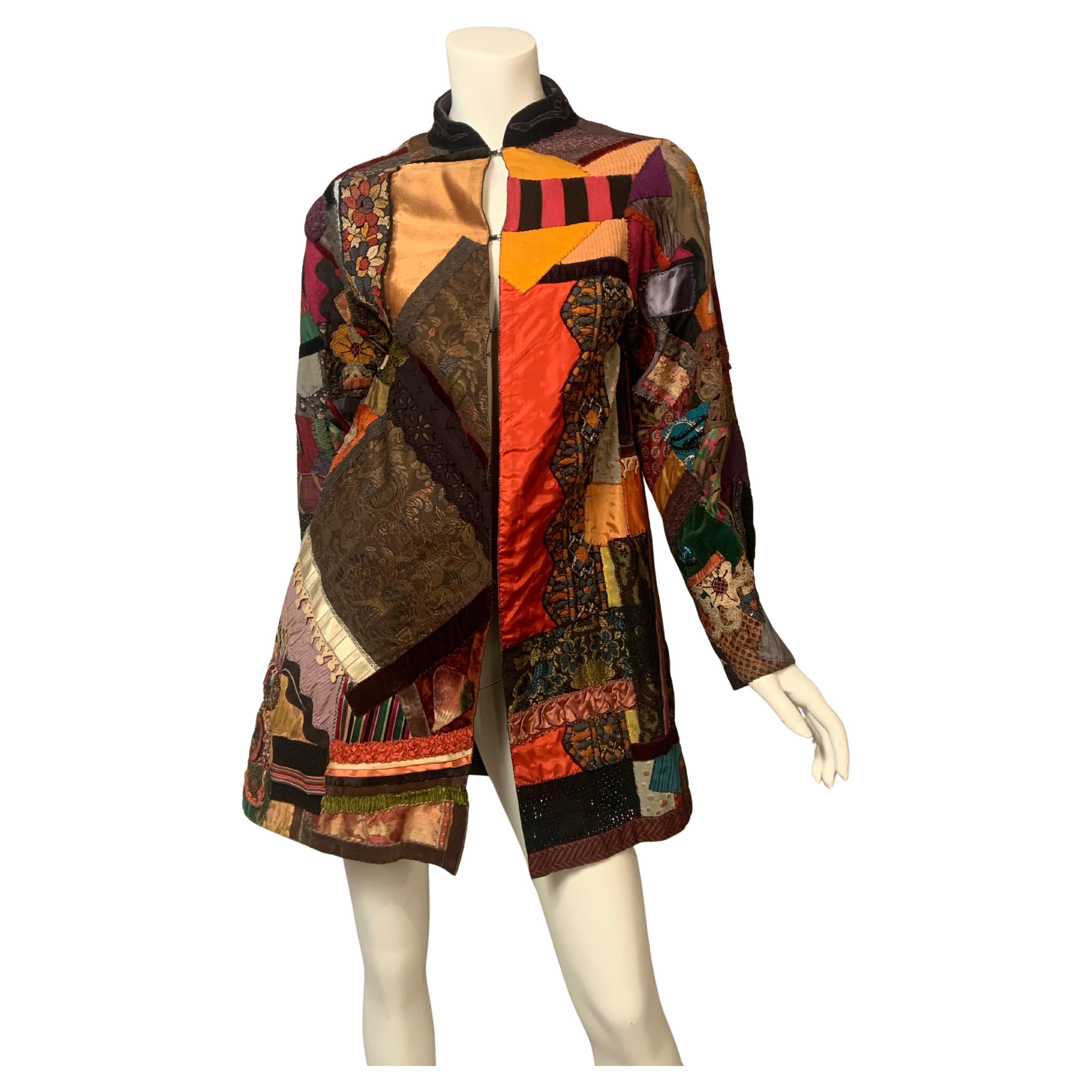 Patchwork Crazy Quilt Vintage Jacket