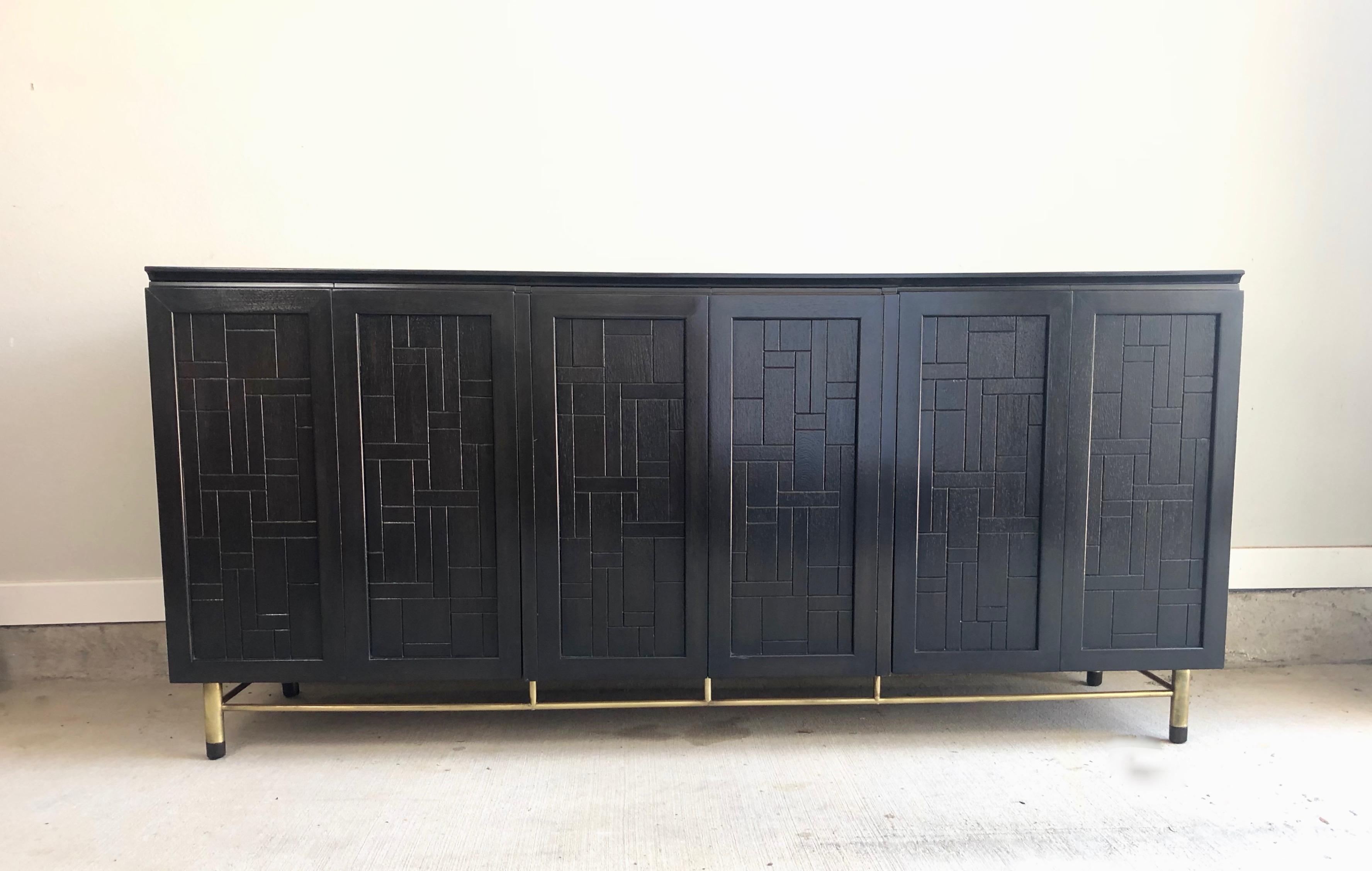 Mid-Century Modern Patchwork Credenza by John Stuart