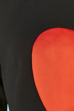 Patchwork dress with Heart pattern BARBARA BUI