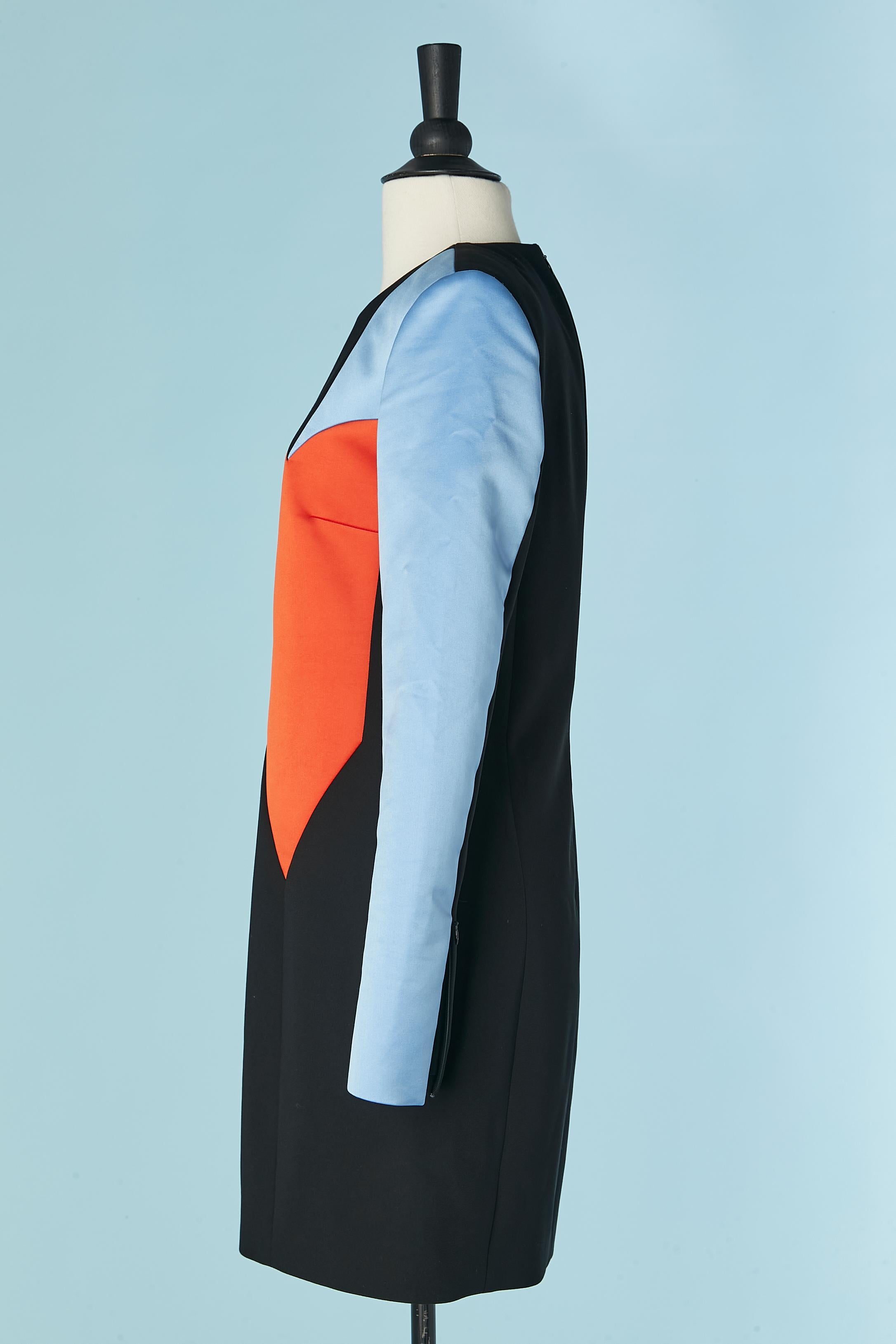 Patchwork-Kleid mit Herzmuster BARBARA BUI im Zustand „Hervorragend“ im Angebot in Saint-Ouen-Sur-Seine, FR