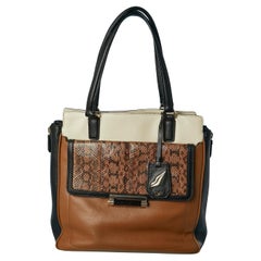 Sac à poignée supérieure en cuir patchwork Diane Von Furstenberg
