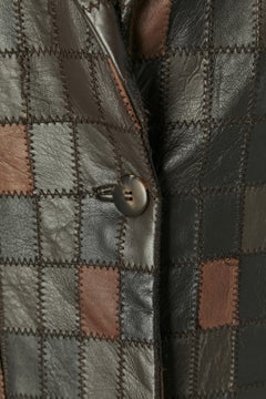 Traje pantalón de cuero patchwork SEE by CHLOE