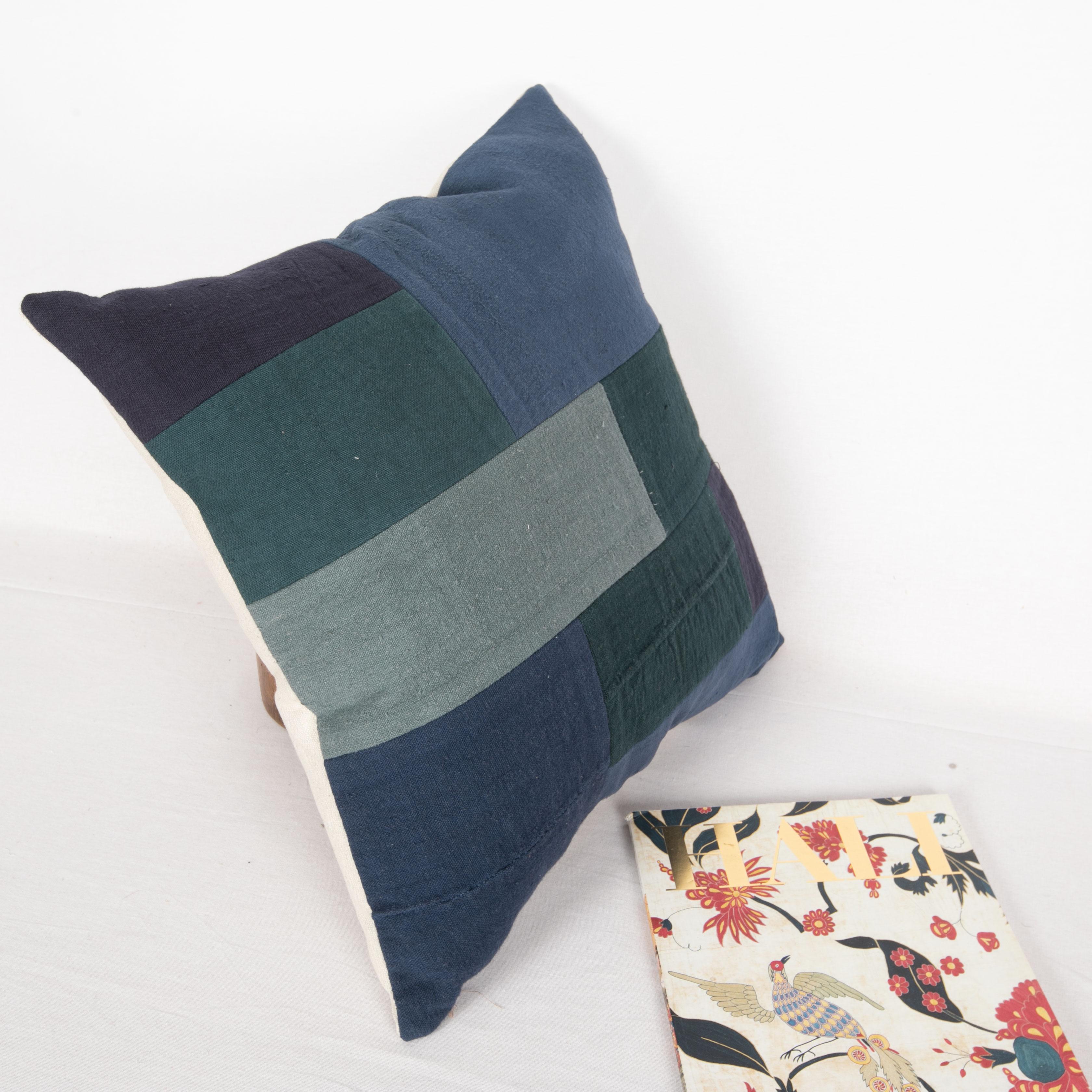 20th Century Patchwork Pillowcase Made from Recycled Anatolian Fabrics For Sale