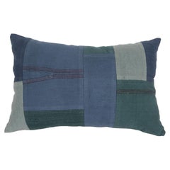 Vintage Patchwork Pillowcase Made from Recycled Anatolian Fabrics