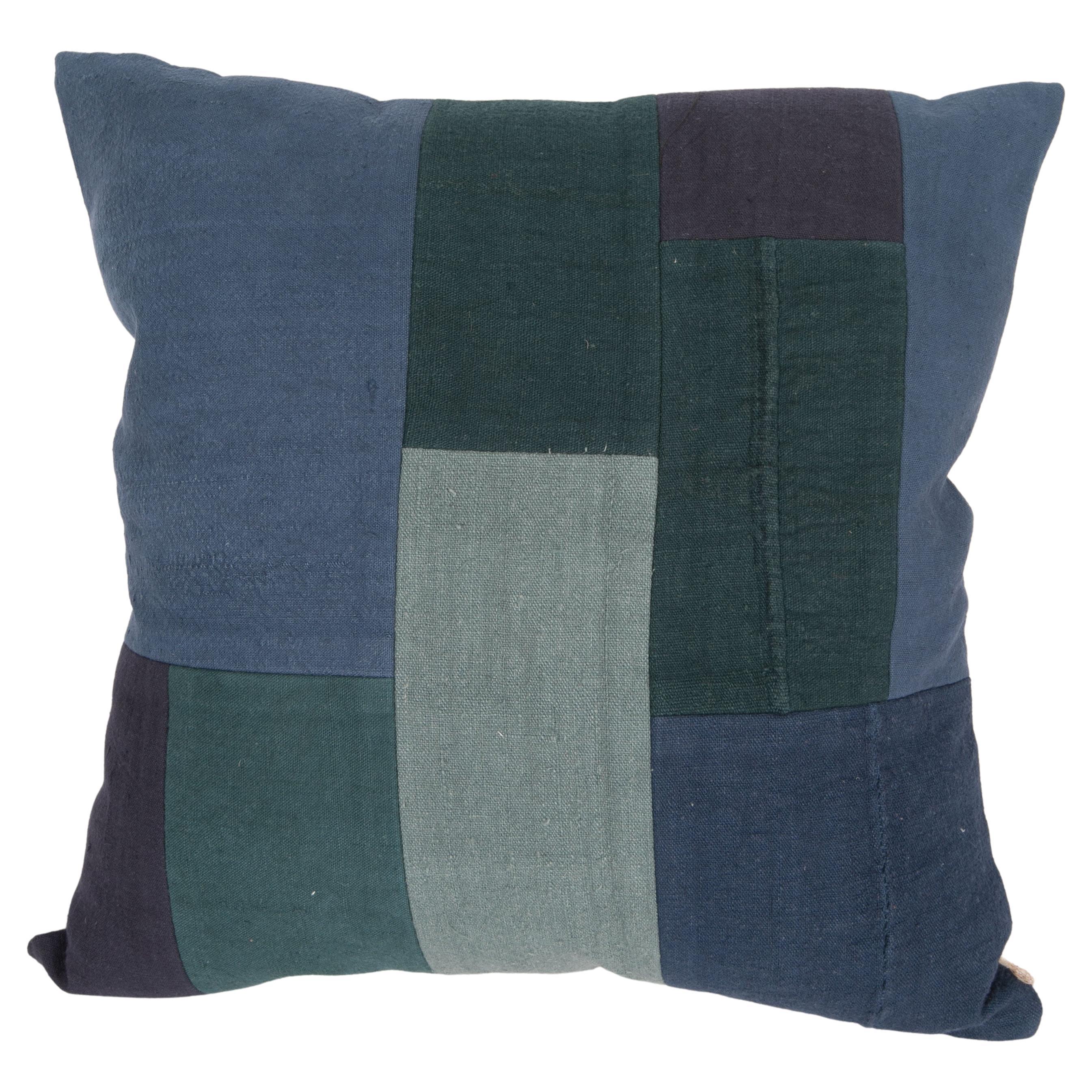 Patchwork Pillowcase Made from Recycled Anatolian Fabrics For Sale