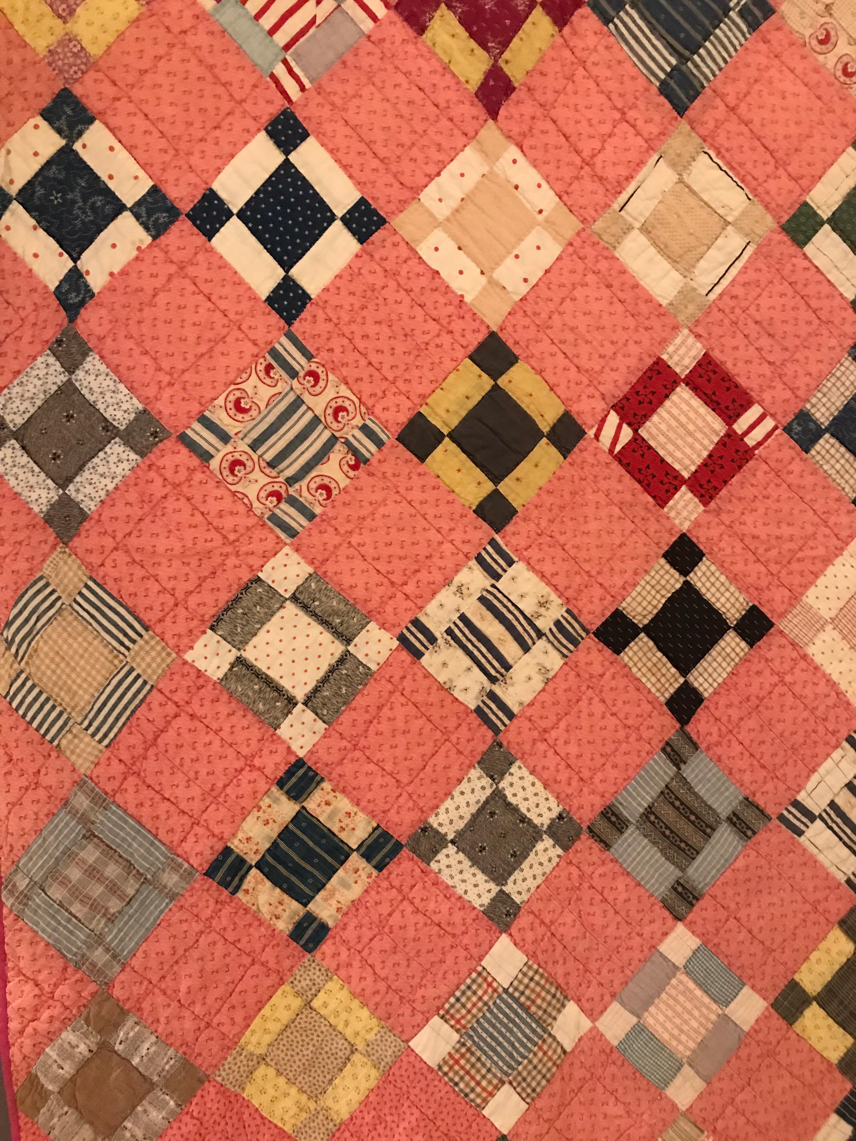 Patchwork quilt
1930s, USA.
