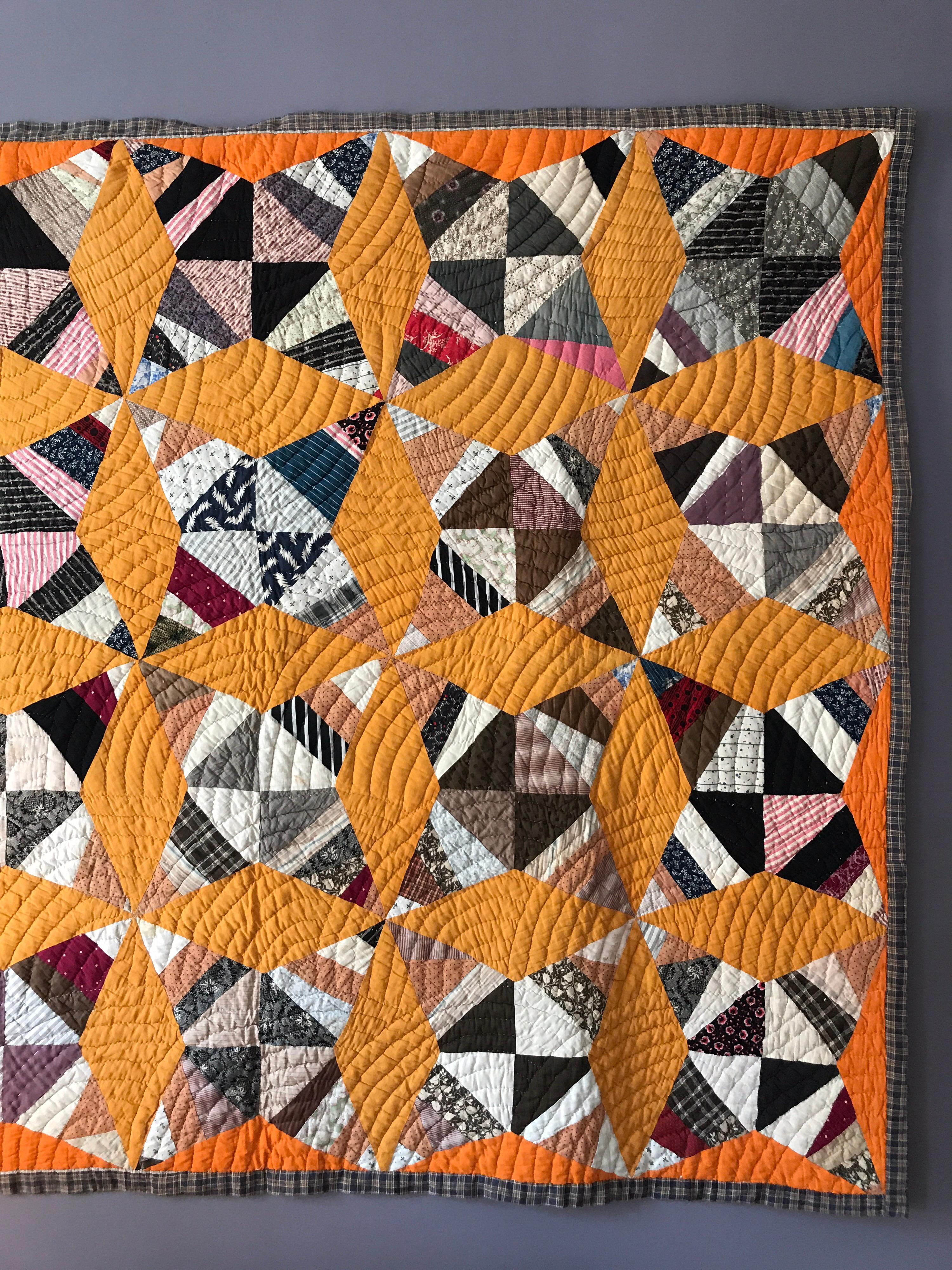 Mid-20th Century Patchwork quilt  1930s , USA