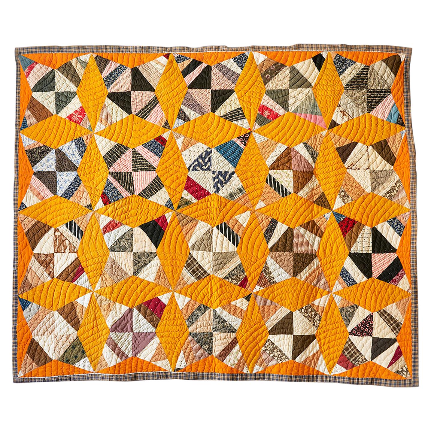Patchwork quilt  1930s , USA