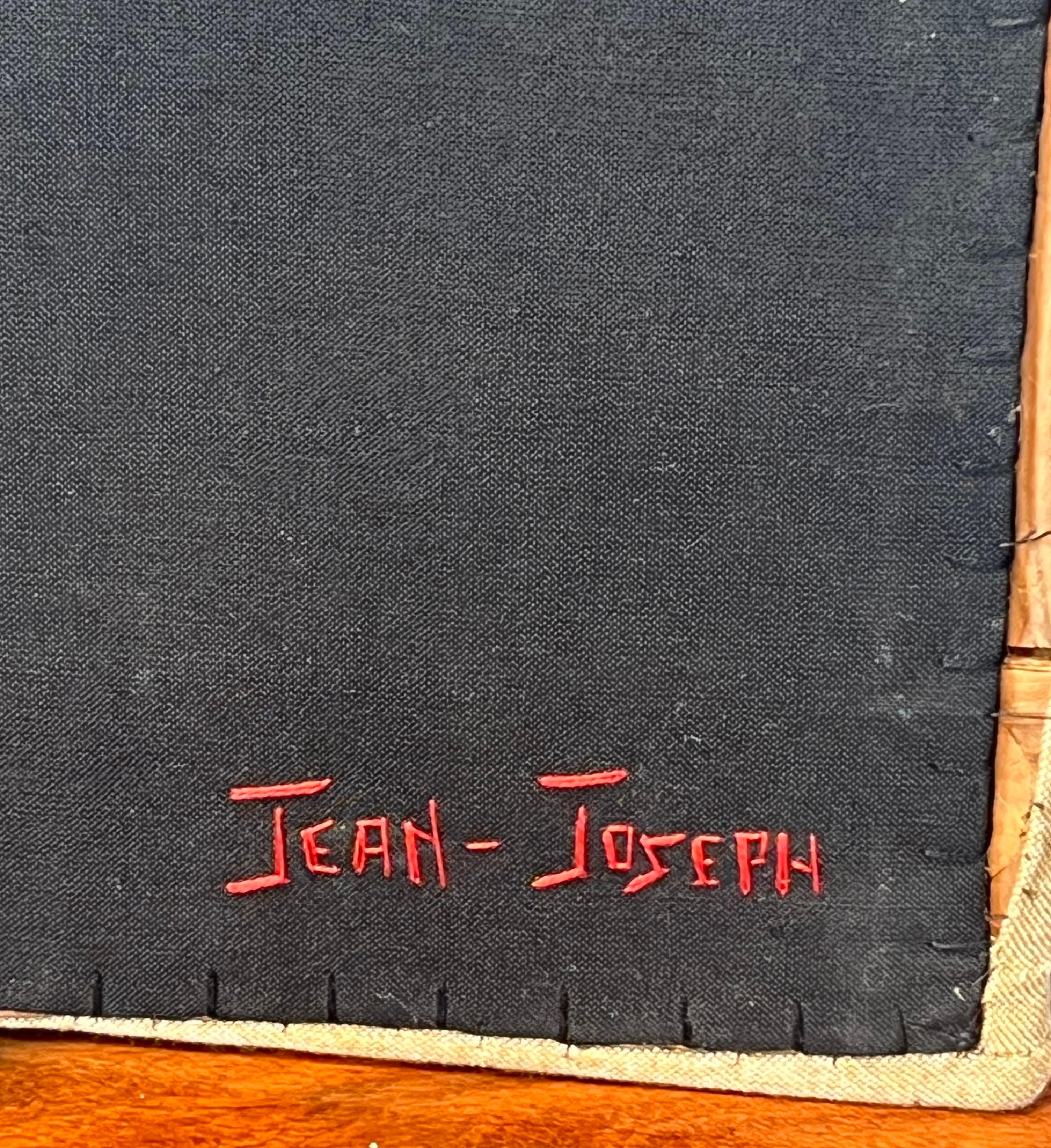 Patchwork Representing a Rooster Signed Jean Joseph For Sale 4