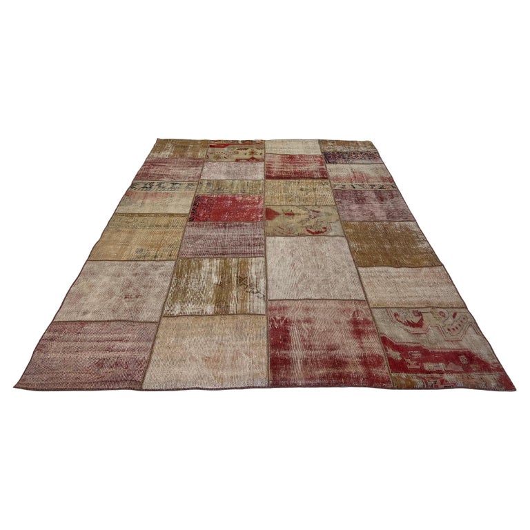 Patchwork Rug For Sale at 1stDibs