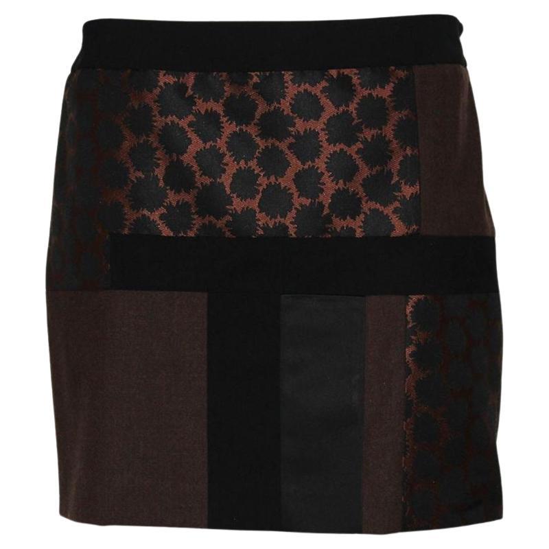 Donna Karan Patchwork skirt size 44 For Sale