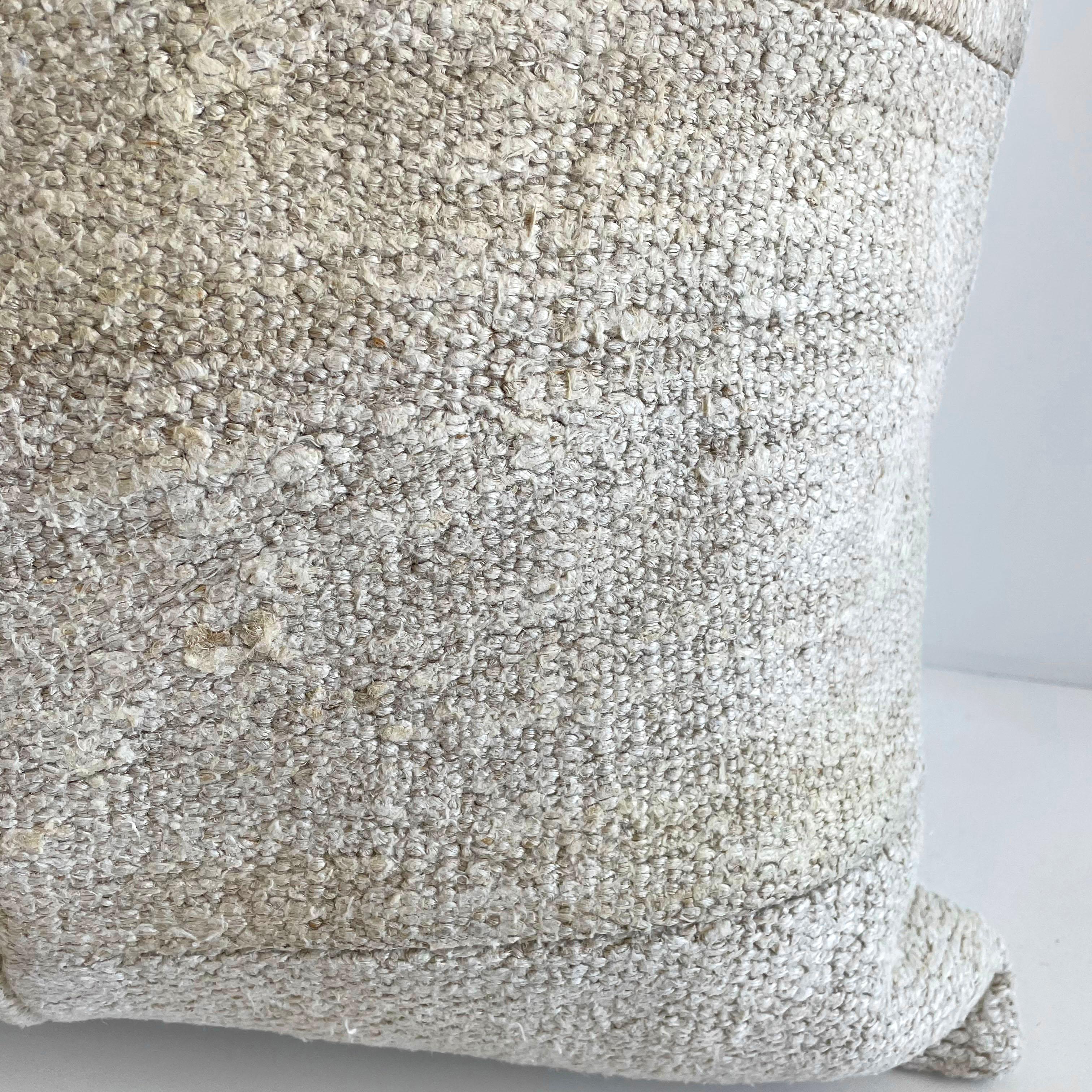 Contemporary Patchwork Turkish Rug Pillow with Insert