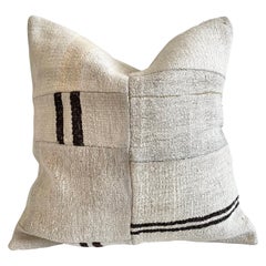 Patchwork Turkish Rug Pillow with Insert