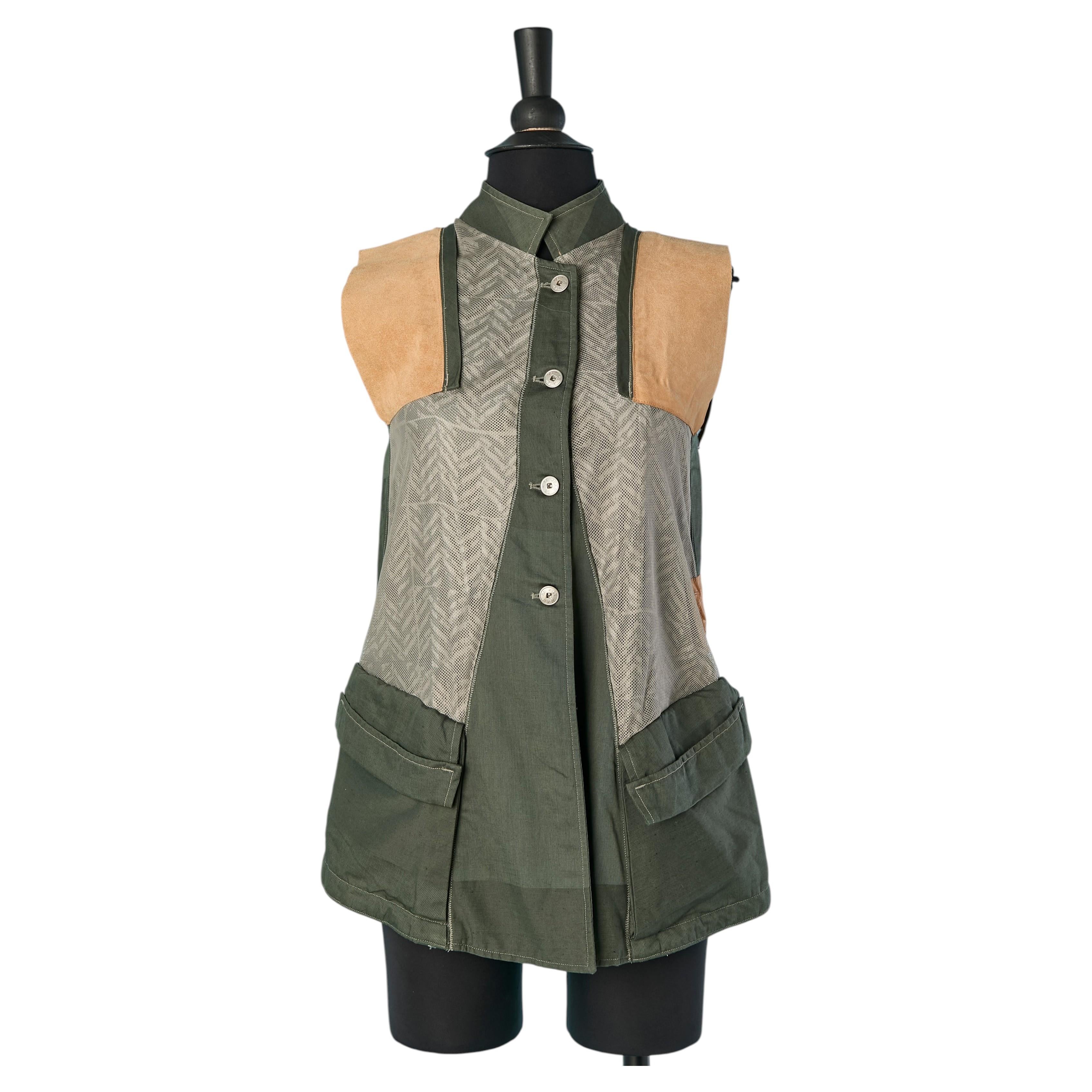 Chaleco de patchwork Le Casual de MARITHE & FRANCOIS GIRBAUD en venta