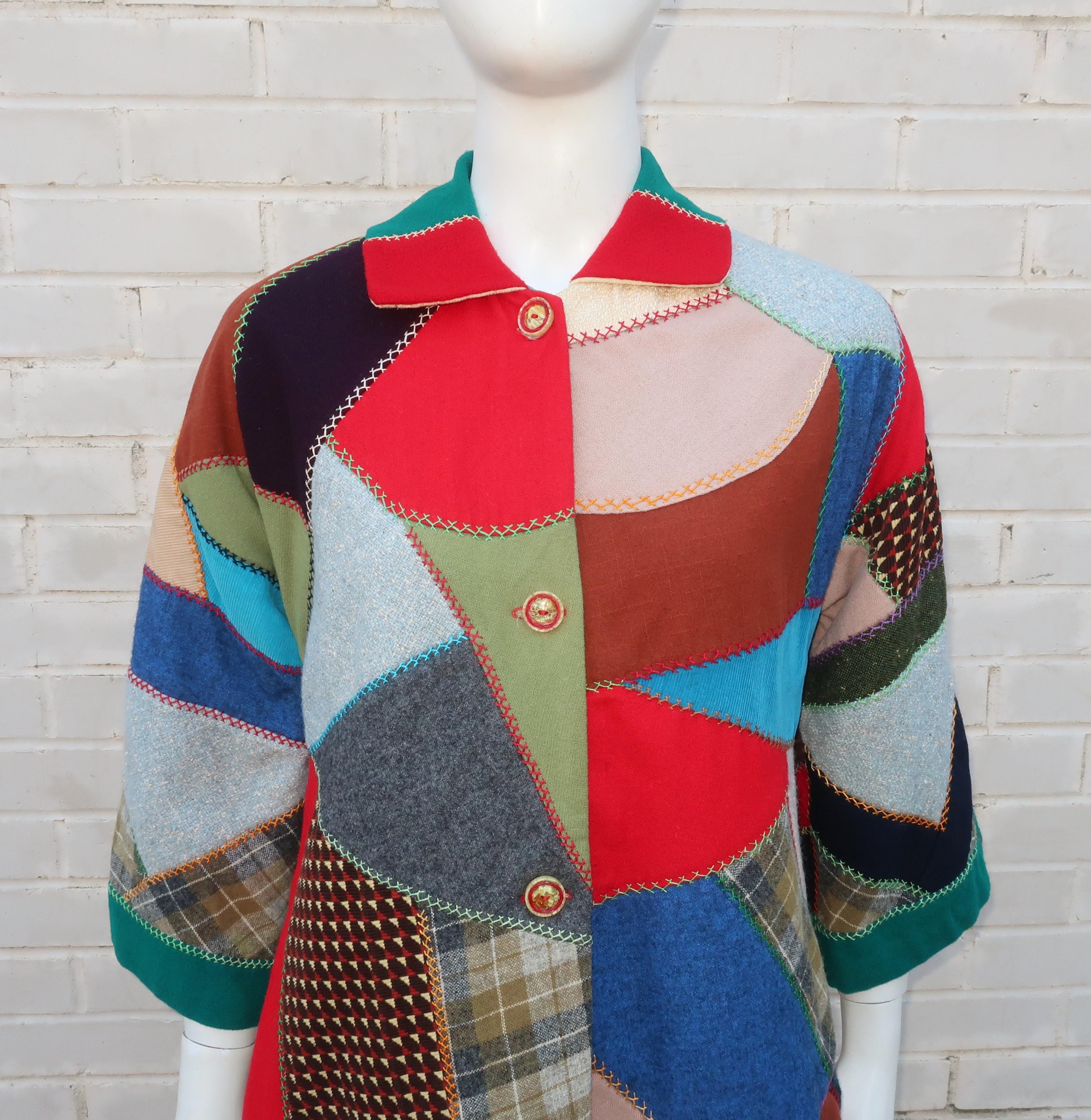 patchwork quilt coat