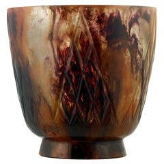 Vase aus Pâte-de-Cristal von François-Emile Décorchement