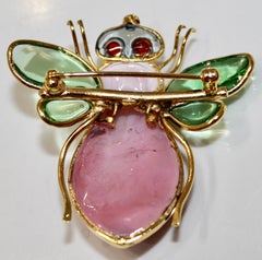 Pate de Verre Bee Brooch