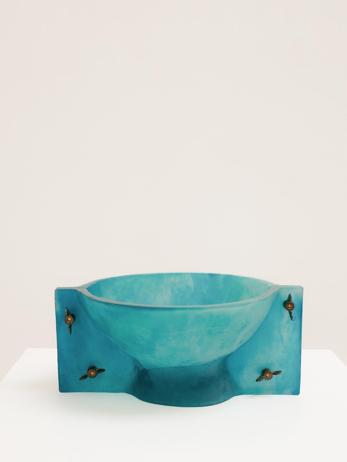 Schale aus Pâte de verre für Daum von Enzo Mari im Angebot 4