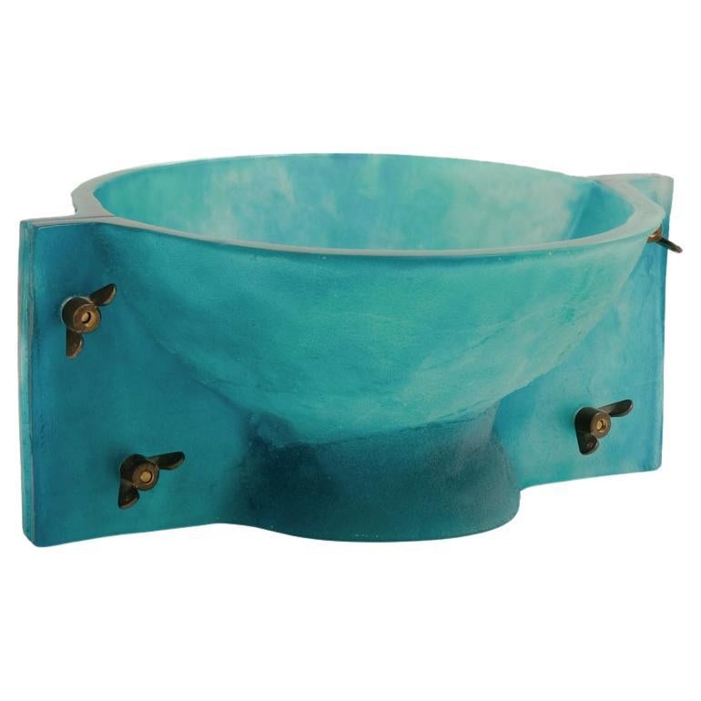 Pâte de verre bowl for Daum by Enzo Mari