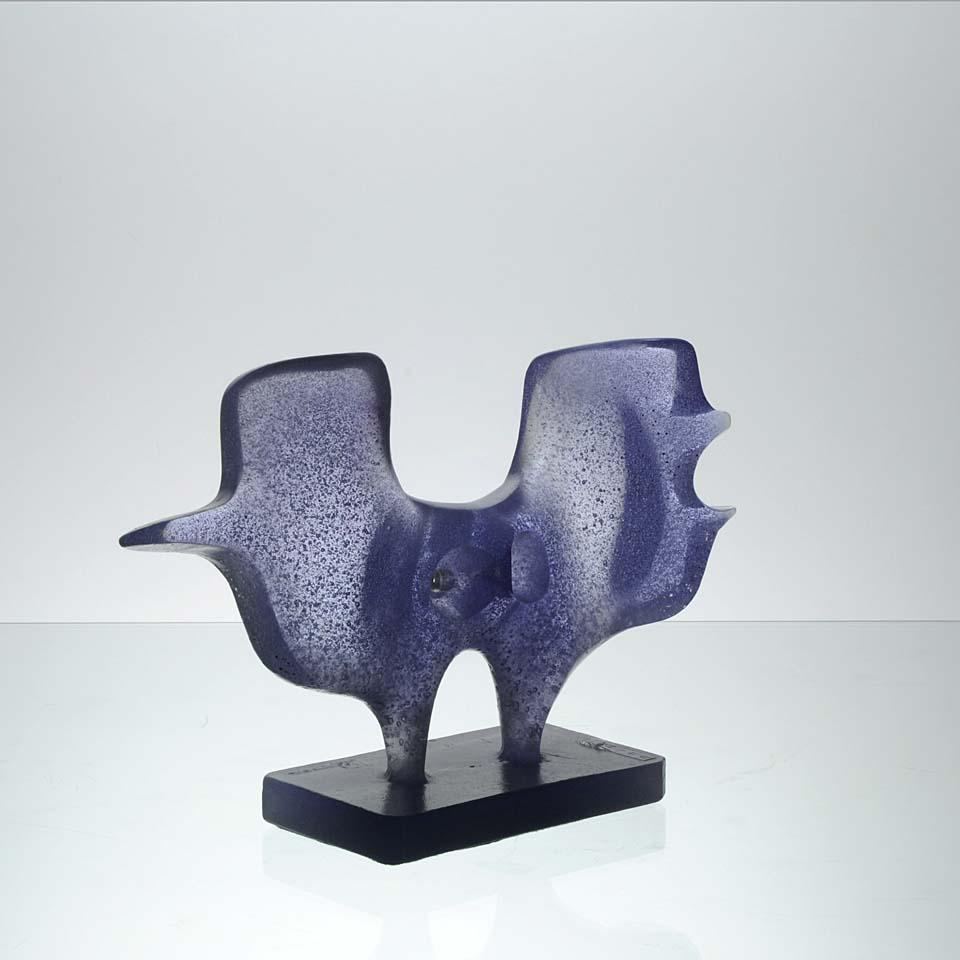 20th Century Pate De Verre Glass Scultputre Entitled 