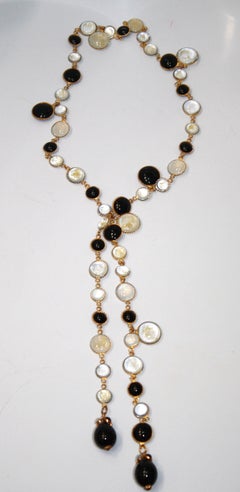 Pate De Verre Unique Lariat