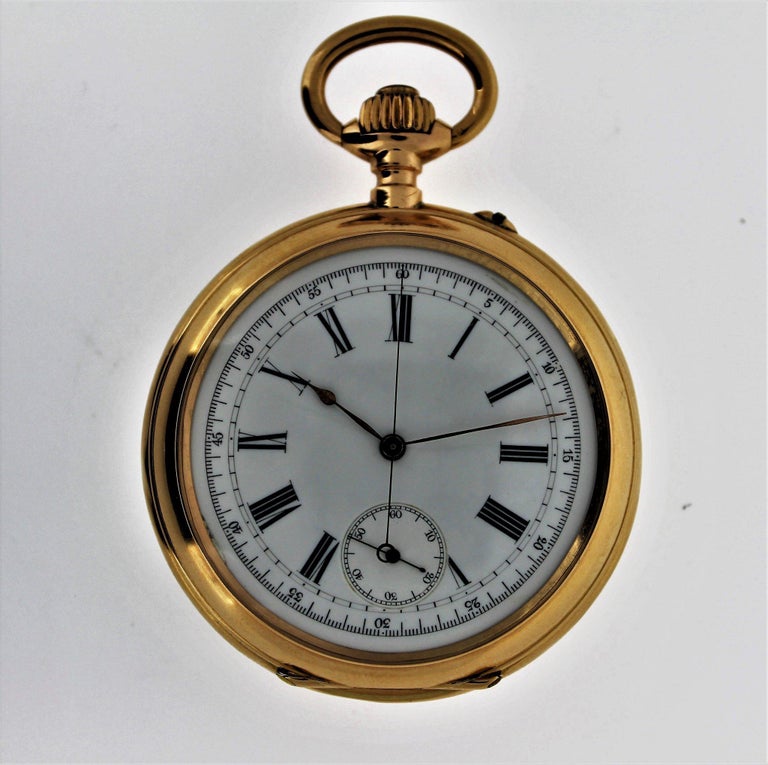 Pateck and Cie. Chronograph Pocket Watch at 1stDibs | pateck watch ...