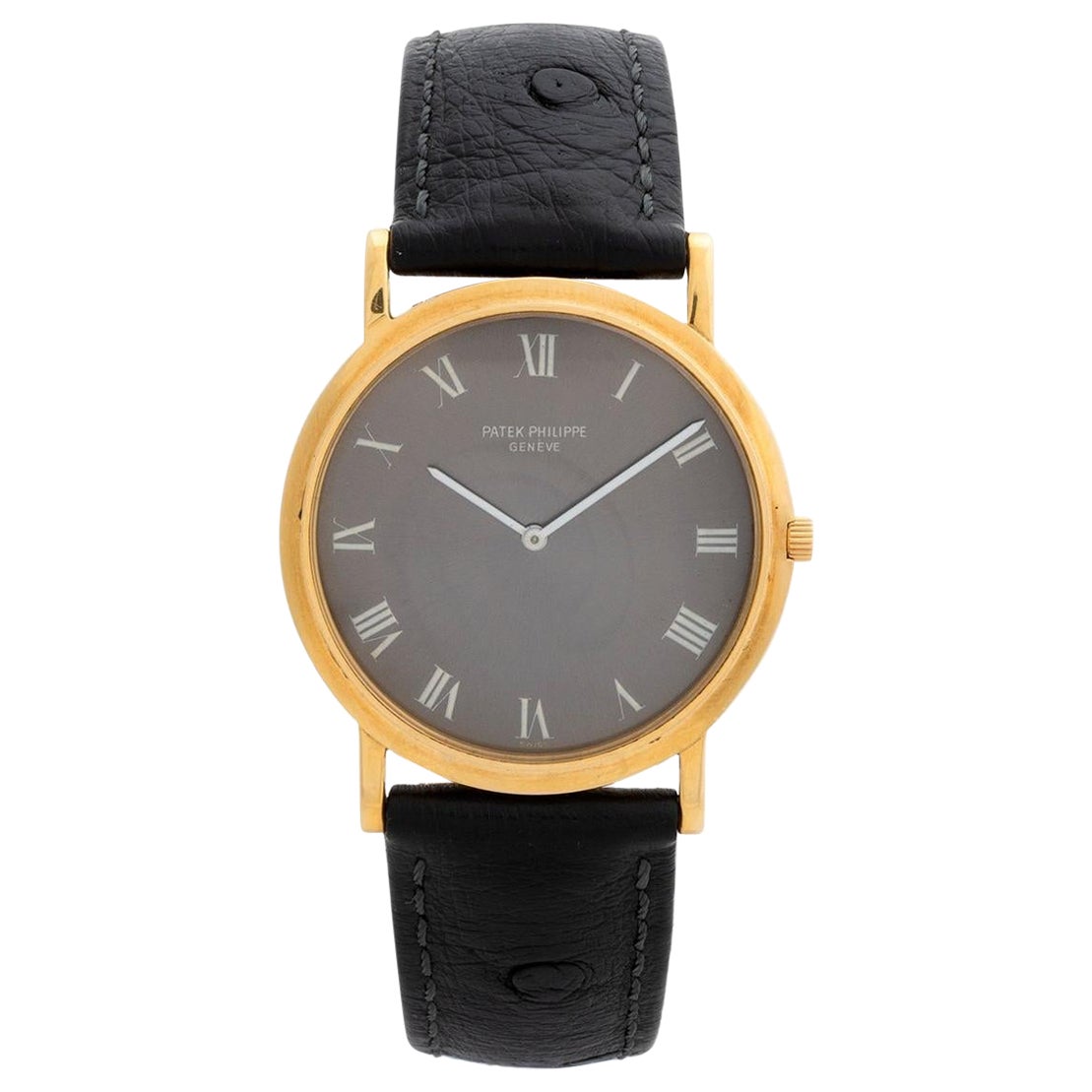 Montre-bracelet Patek Phiippe Calatrava Réf. 3520, manuelle, en or jaune 18 carats, années 1960 en vente