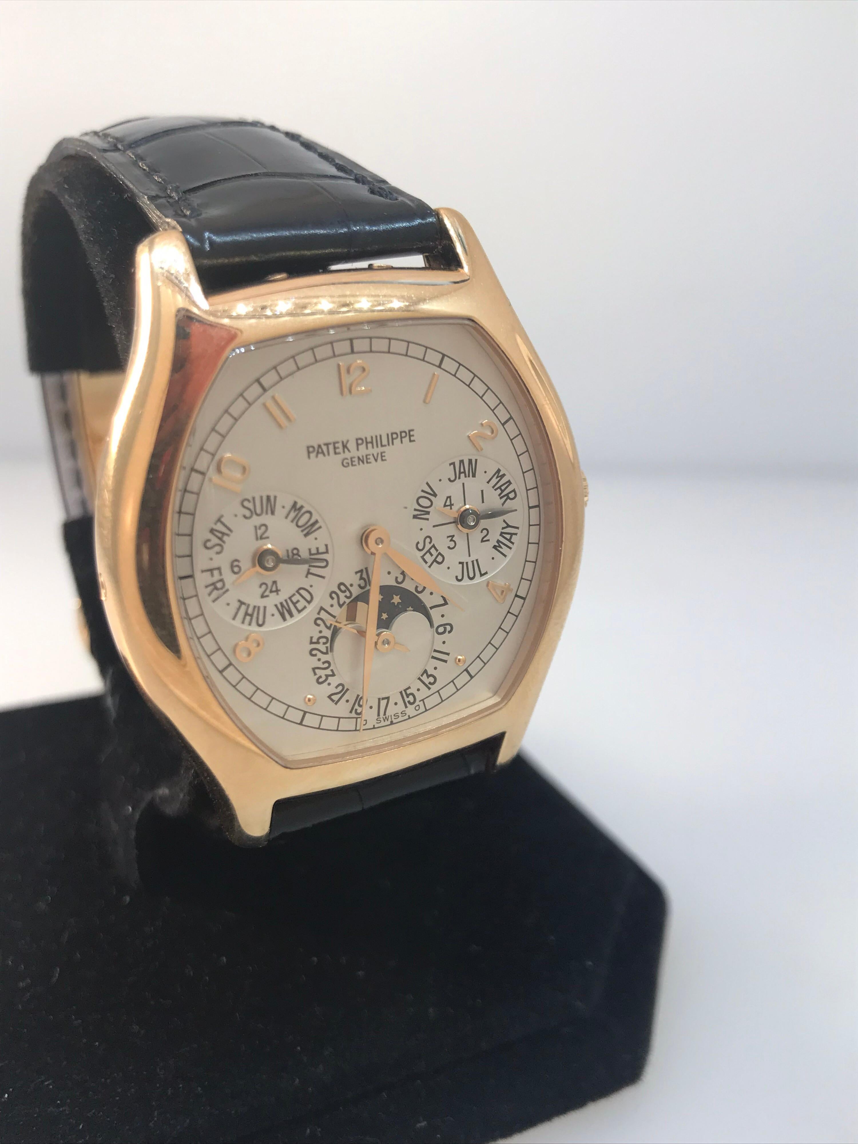Patek Phiippe Grand Complications Perpetual Calendar Rose Gold Men's Watch 5040R For Sale 1