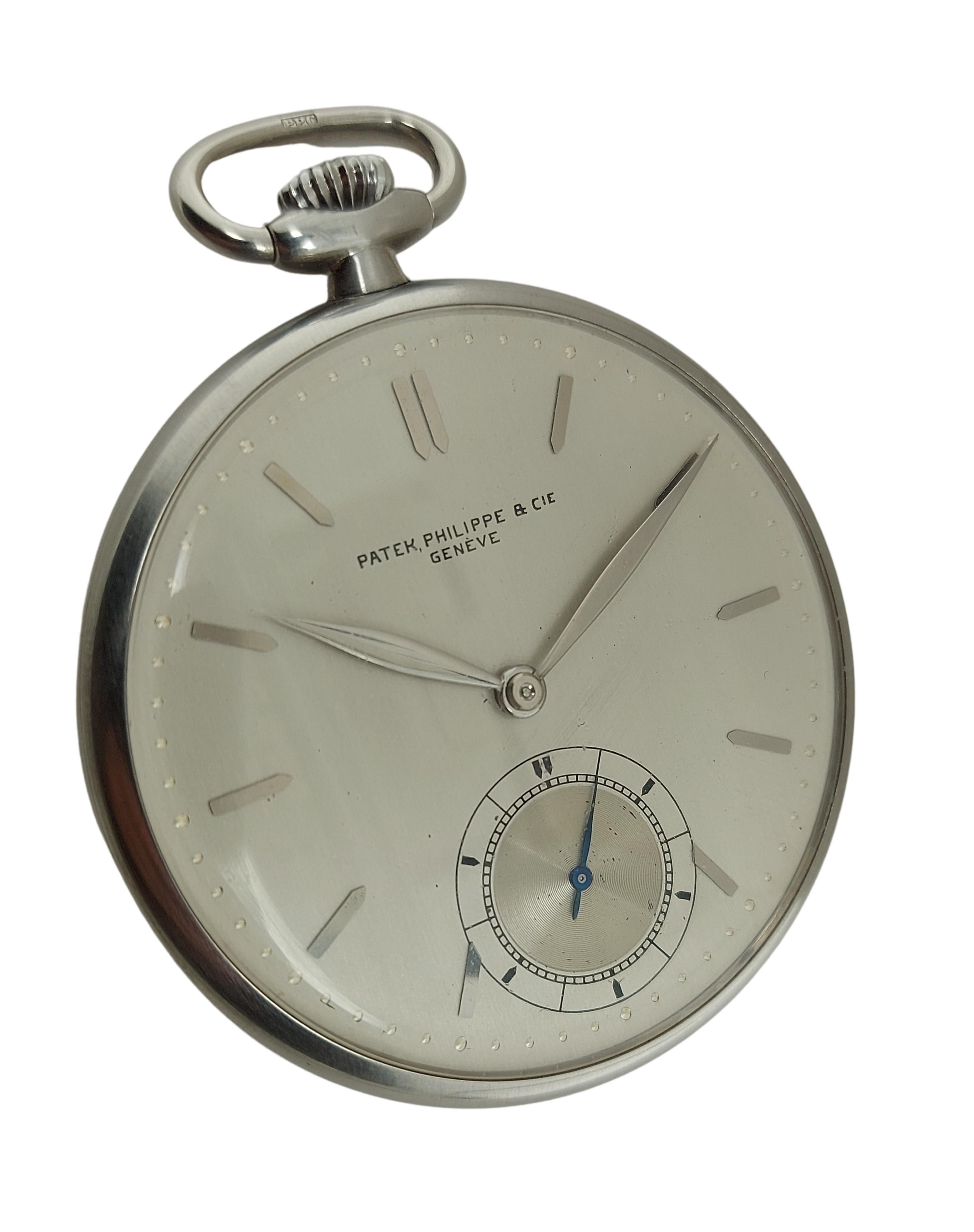 Patek Philip & Cie Pocket watch Staybrite Steel Rare Collectors In Excellent Condition In Antwerp, BE