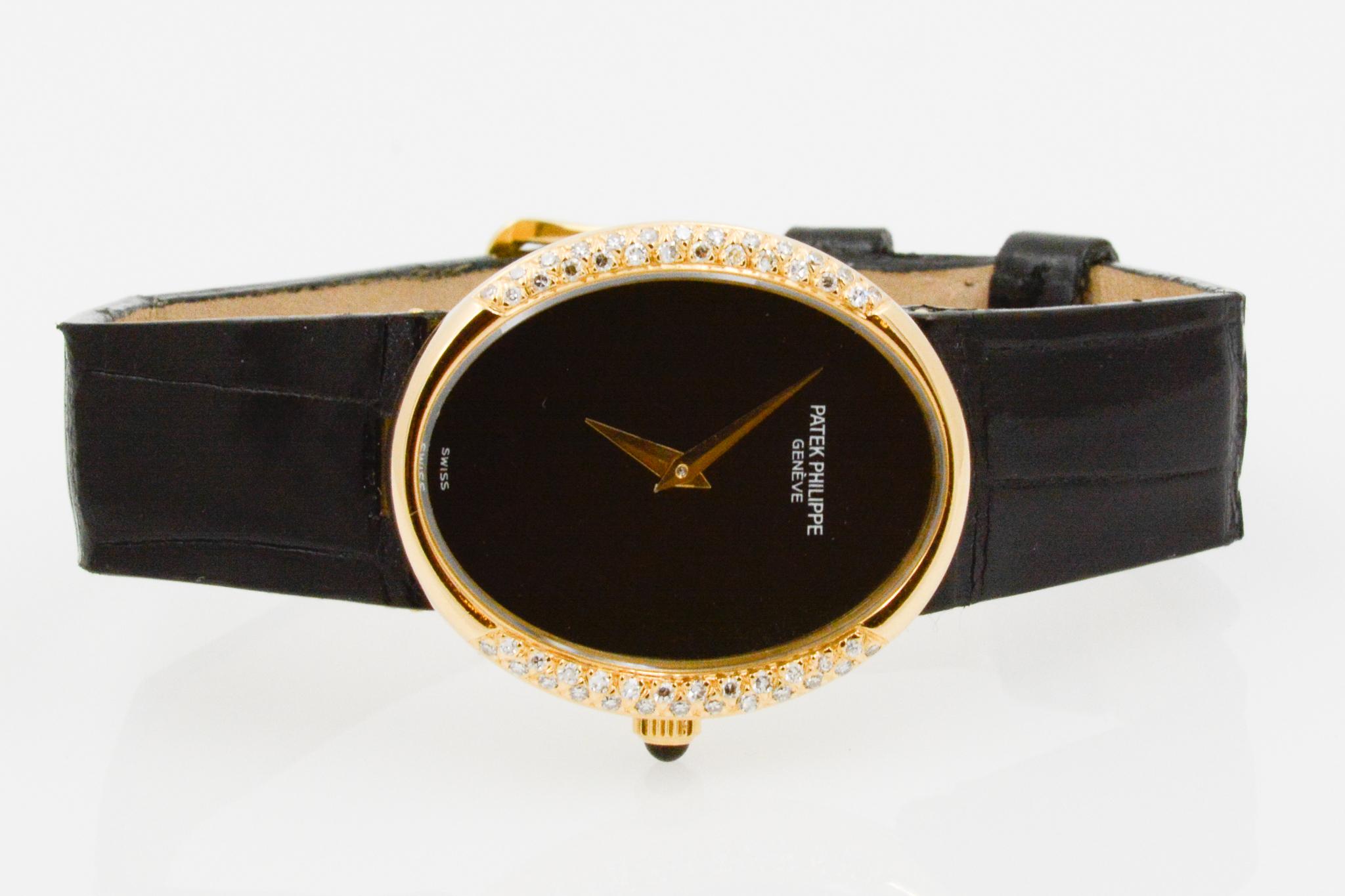 patek oval watch
