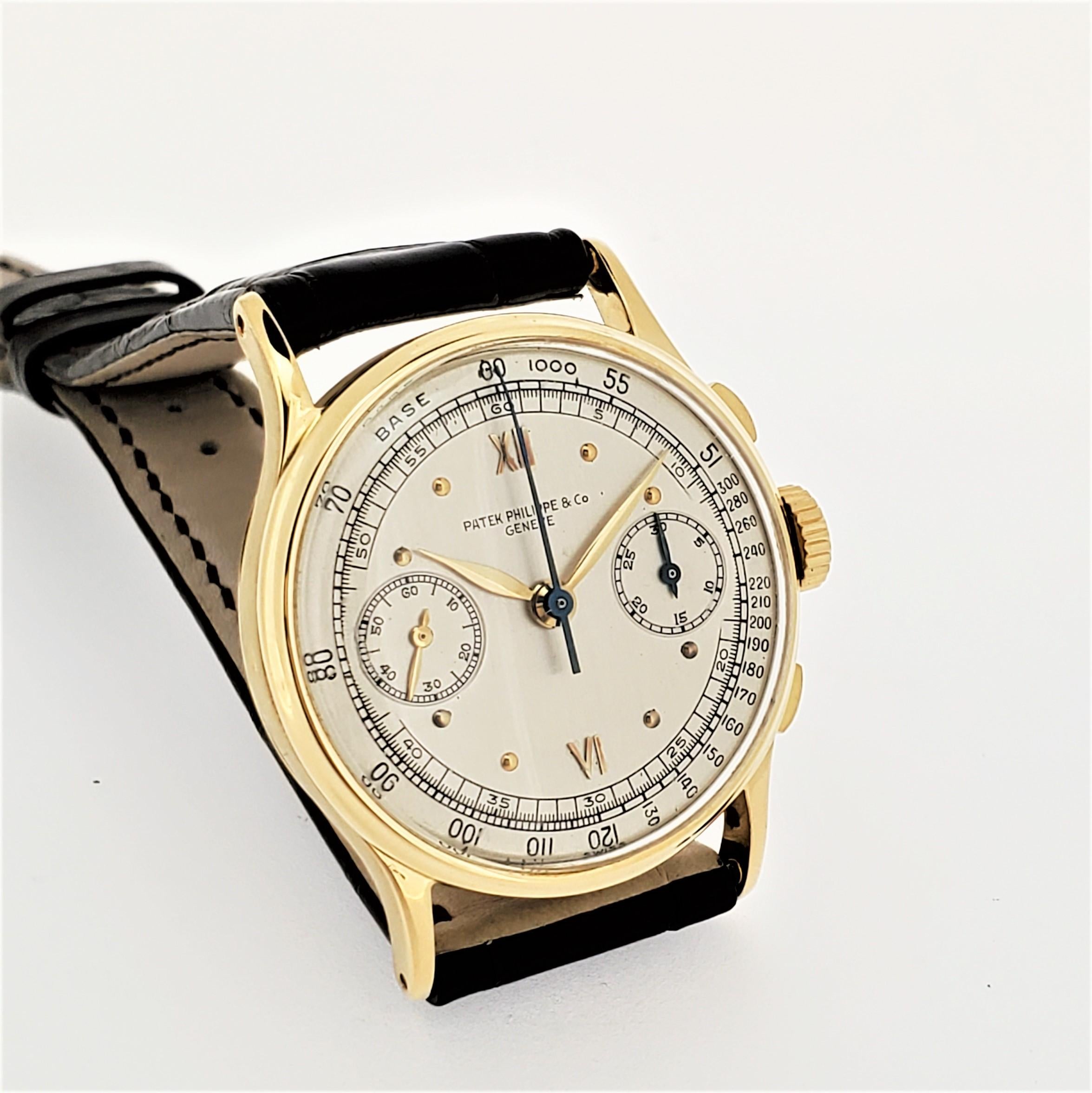 Patek Philippe 130J Vintage Chronograph Watch, Circa 1940 3