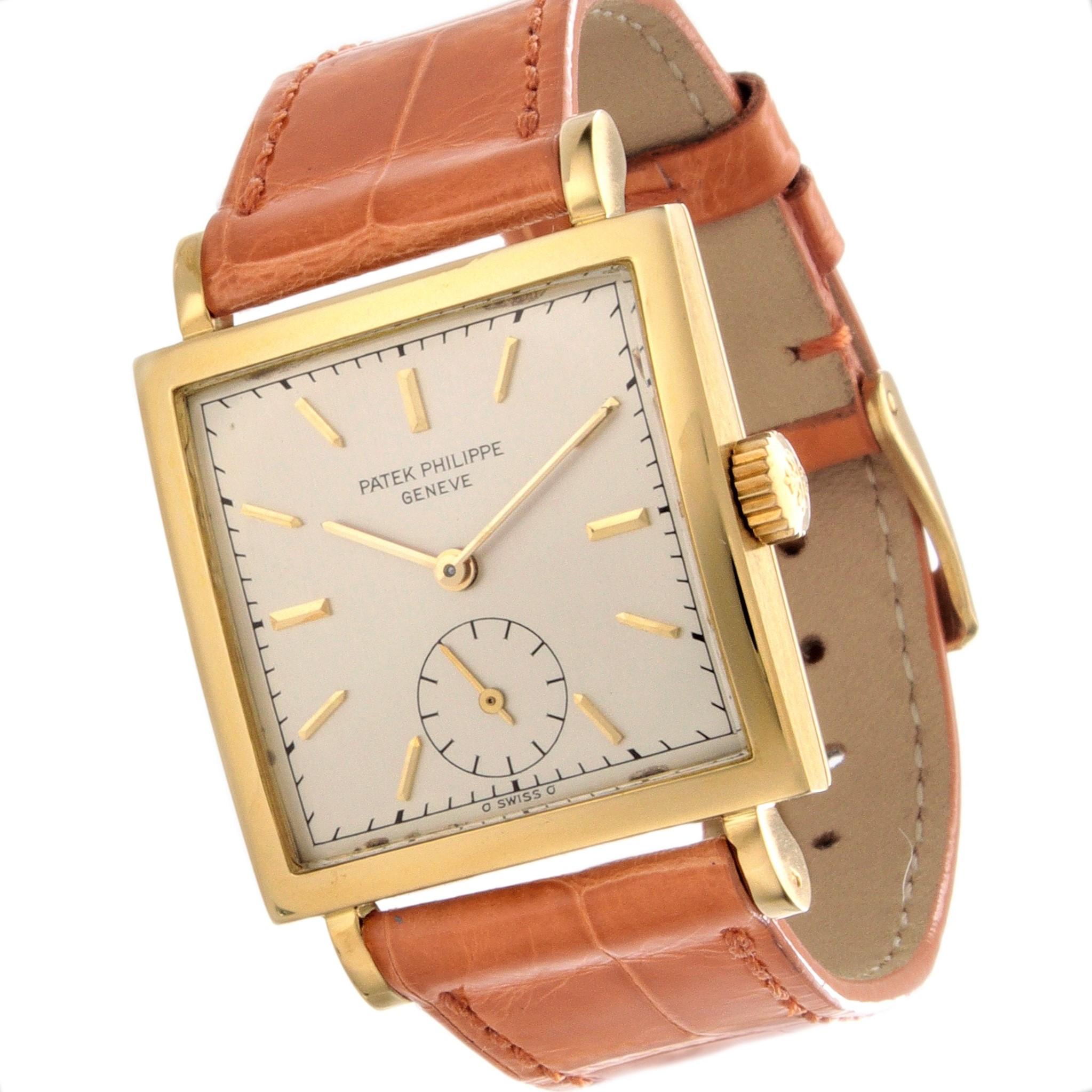 Montre carrée Patek Philippe 1431J Unisexe en vente