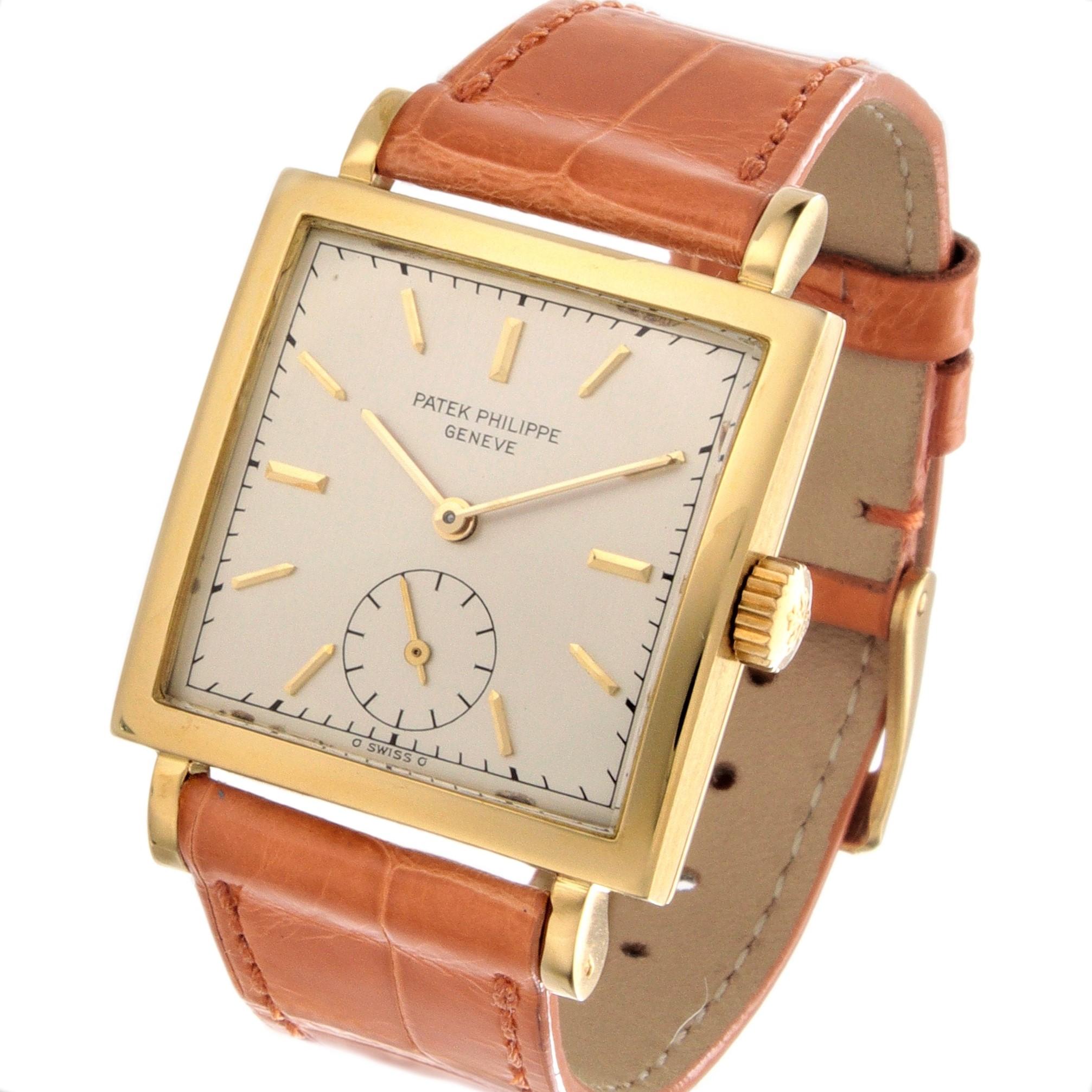 Women's or Men's Patek Philippe 1431J Square Watch For Sale