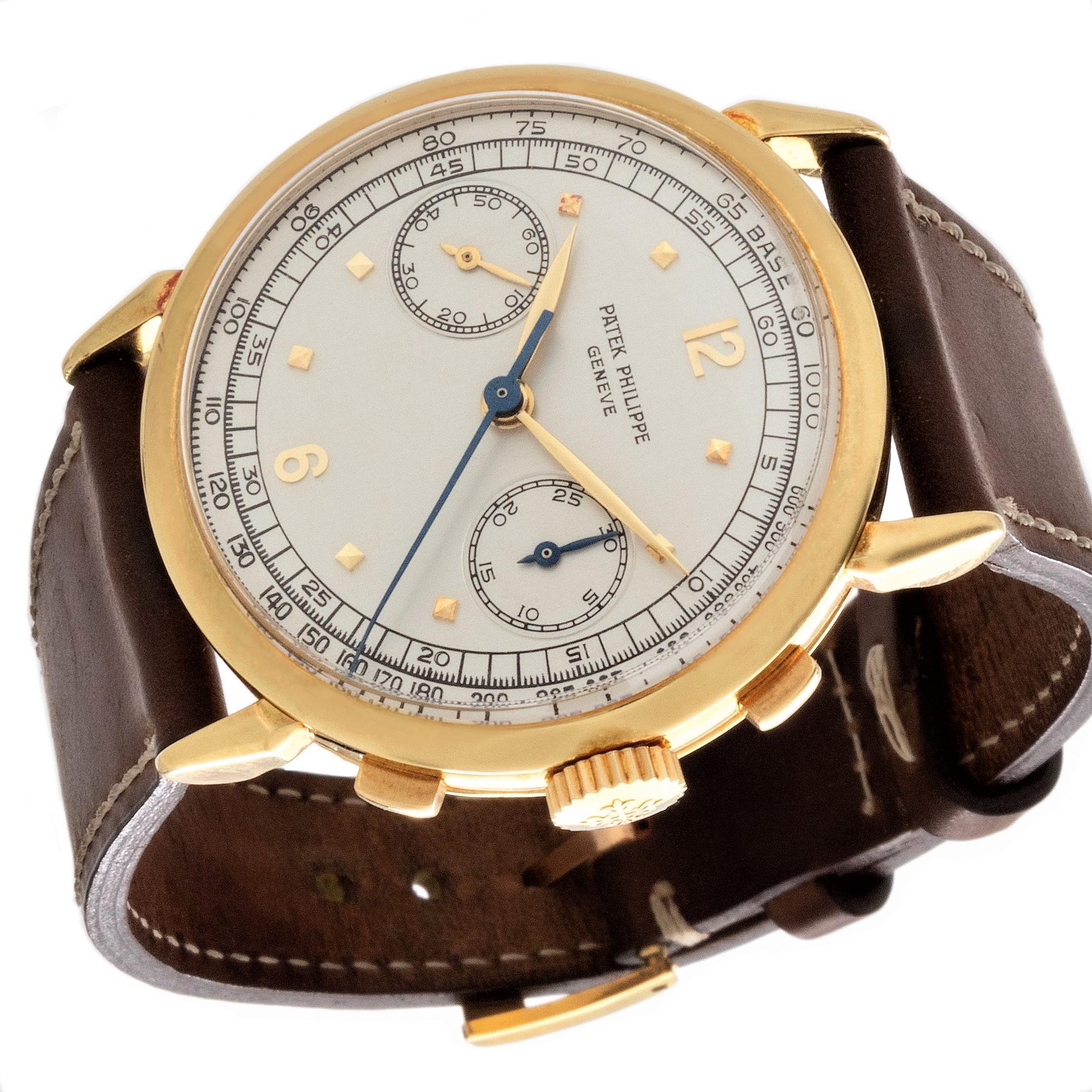 Women's or Men's Patek Philippe 1579J Chronograph Watch, circa 1951