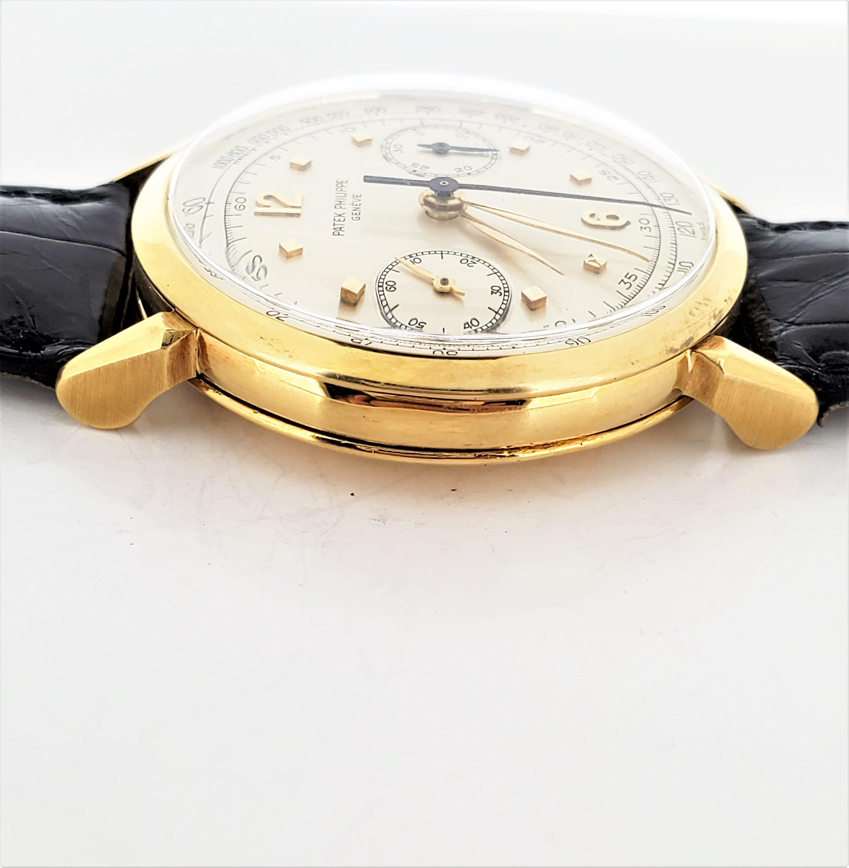 Patek Philippe 1579J Chronograph Watch, circa 1952 4