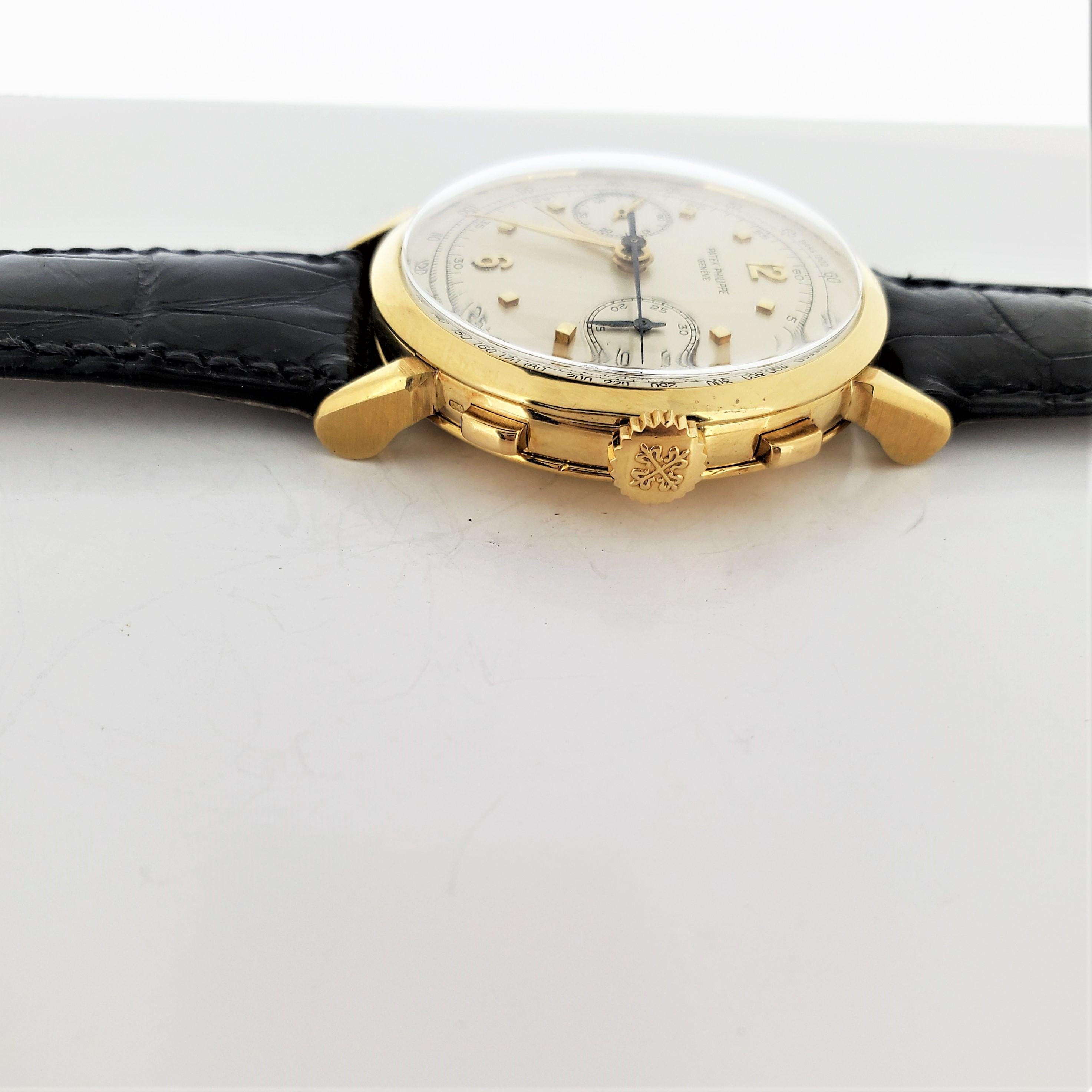 Patek Philippe 1579J Chronograph Watch, circa 1952 2