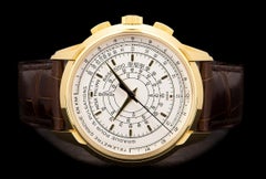 Patek Philippe 175th Anniversary Chronograph Yellow Gold Silver Opaline Dial