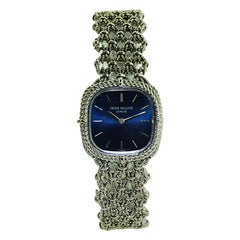 Vintage Patek Philippe 18 Karat Gold Ladies Full Length Bracelet Watch, circa 1990s