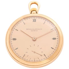 Patek Philippe 18 Karat Rose Gold Art Deco Pocket Watch