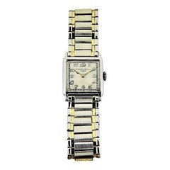 Patek Philippe 18 Karat Two-Tone Art Deco Unisex Wrist Watch, circa 1920s