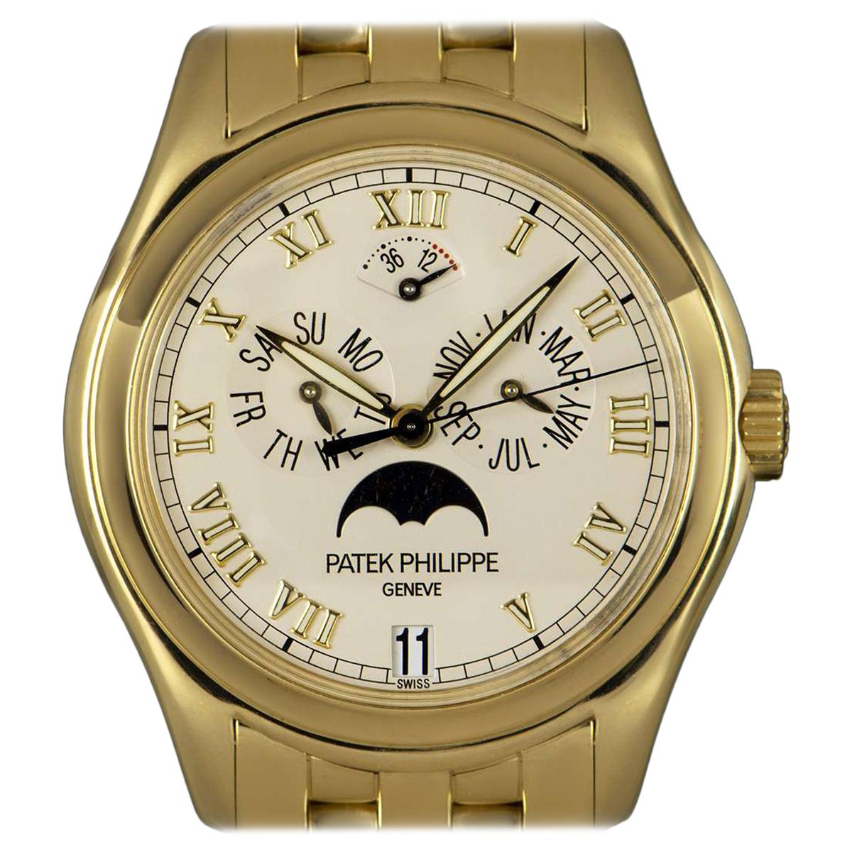 Patek Philippe 18 Karat Yellow Gold Annual Calendar Moonphase 5036J