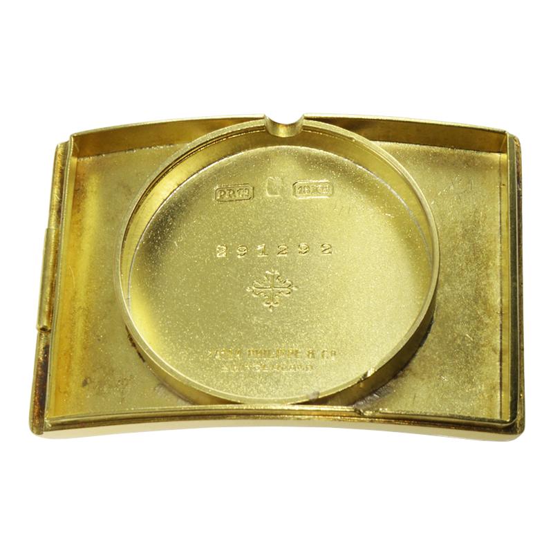 Patek Philippe 18 Karat Yellow Gold Art Deco Curvex with Archival Document 3