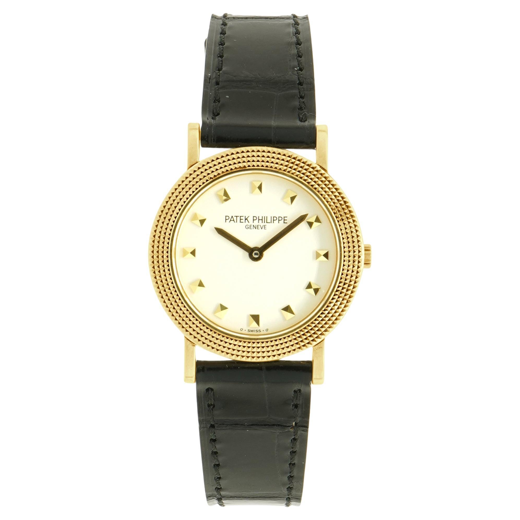 Patek Philippe Oro giallo 18 carati Calatrava 26 in vendita