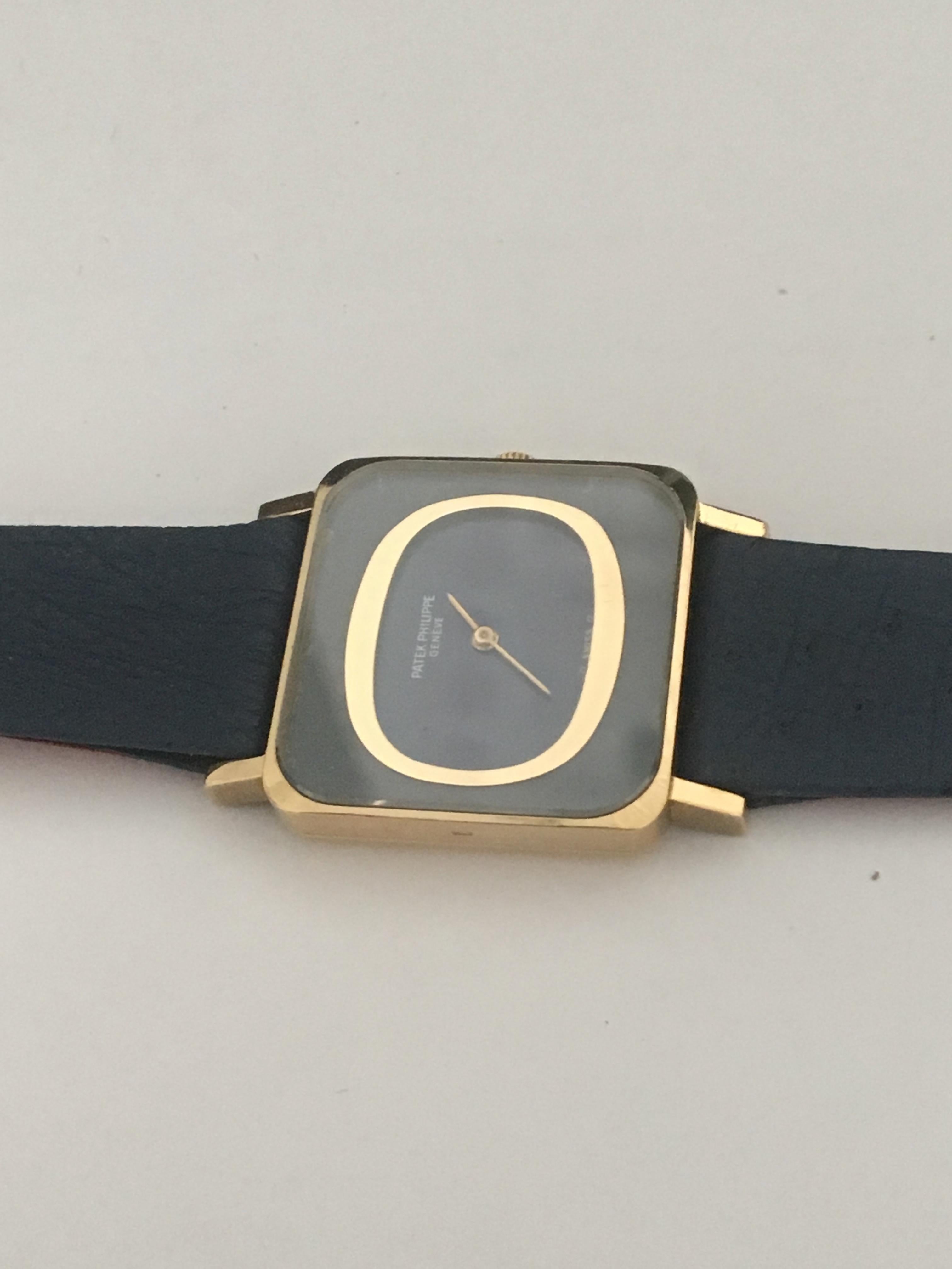 Patek Philippe 18 Karat Yellow Gold Ellipse Wristwatch, circa 1970s In Excellent Condition For Sale In Montclair, NJ
