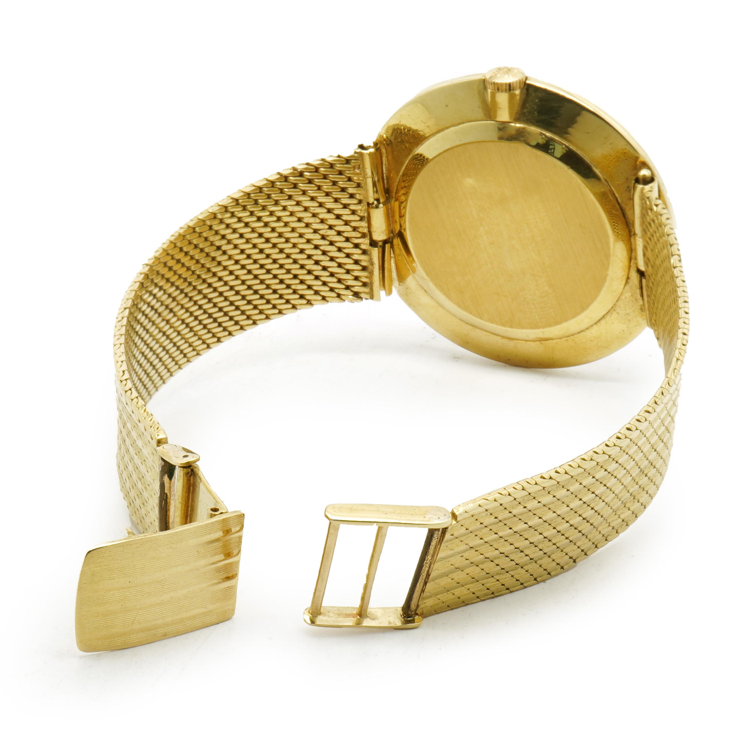 Patek Philippe 18 Karat Yellow Gold GuBelin Calatarava In Excellent Condition In Scottsdale, AZ